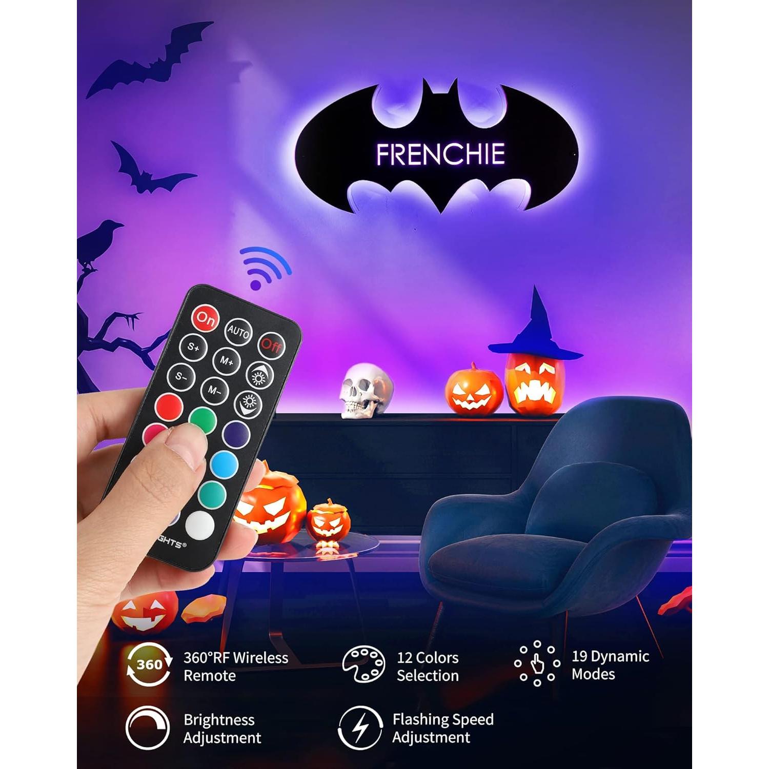 Kit de Tiras de Luz LED RGB HitLights 1.5M 3 Pcs con Control Remoto