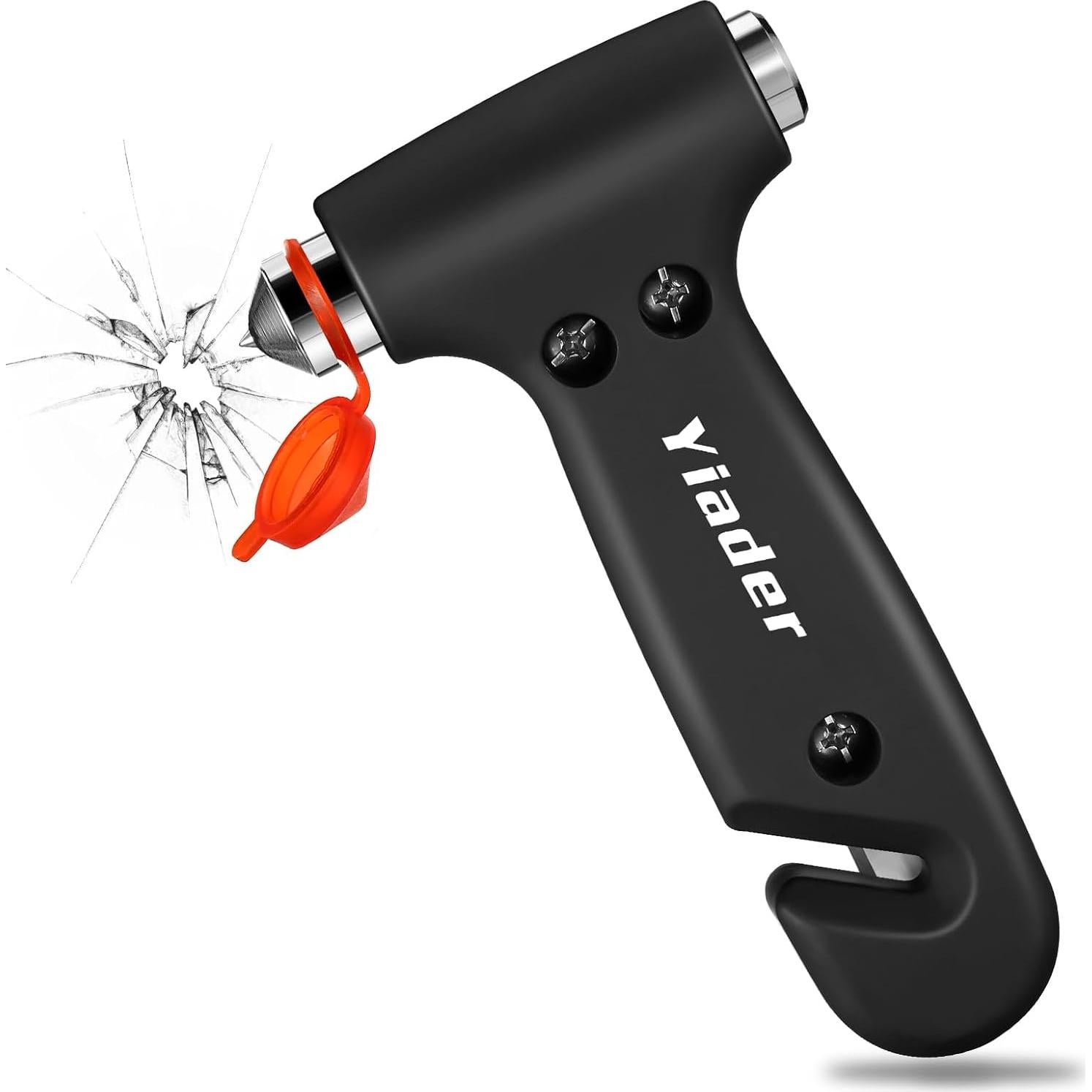 Rompe Ventanas de Auto Yiader AQCMS+DS 3 en 1 Negro Plata