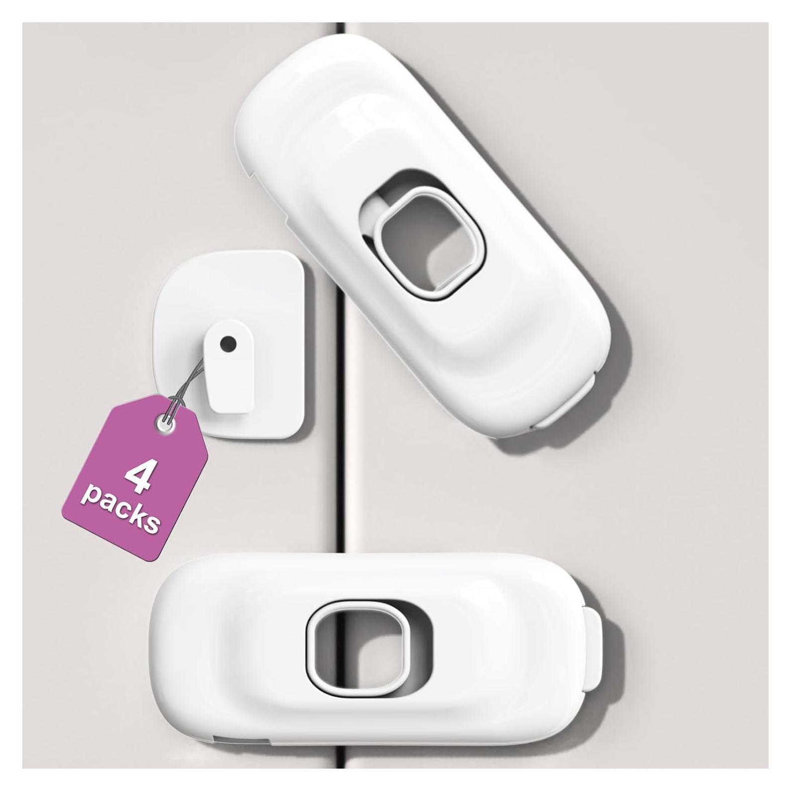 Candado para Refrigerador a Prueba de Niños PENMAMA - 4 Unidades