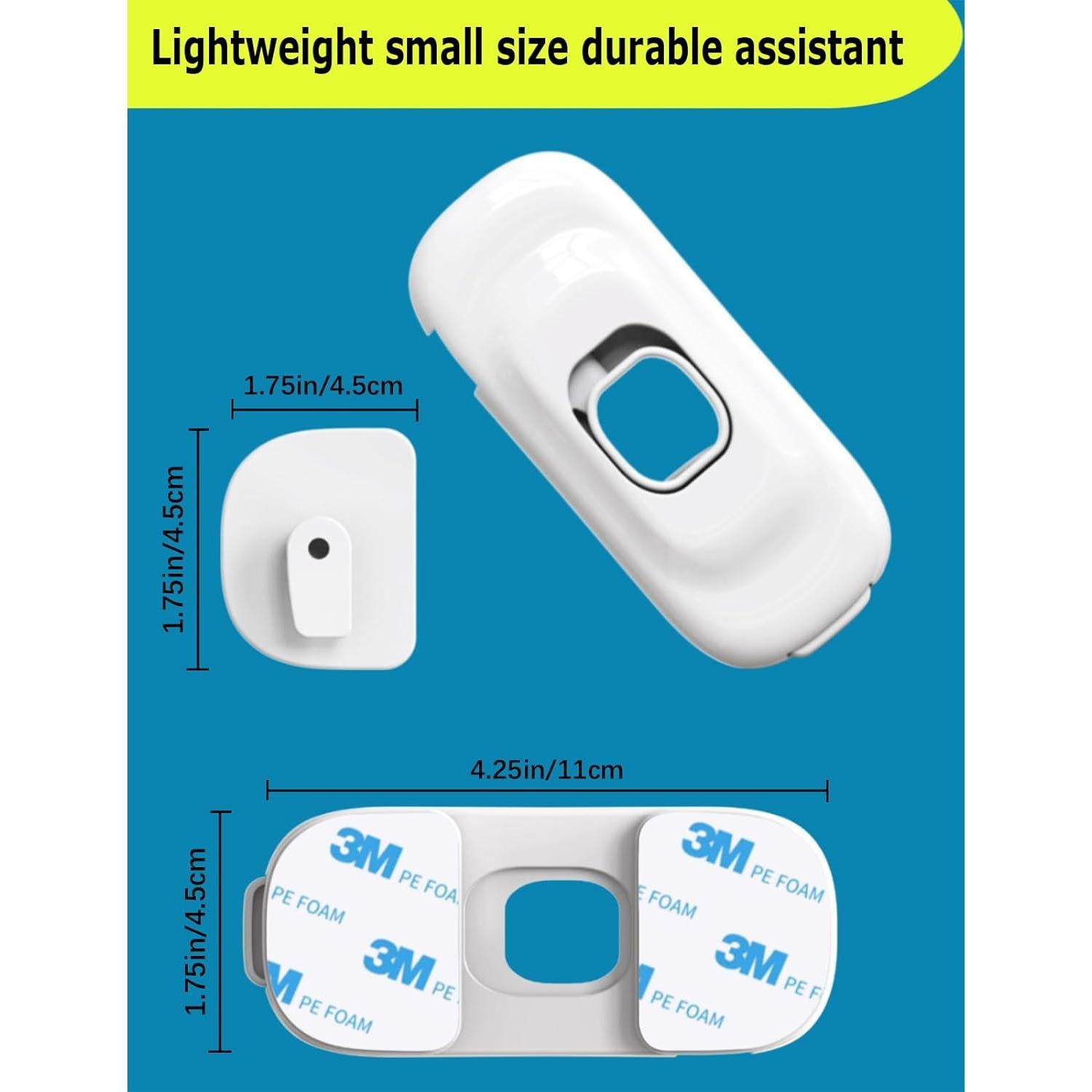 Candado para Refrigerador a Prueba de Niños PENMAMA - 4 Unidades