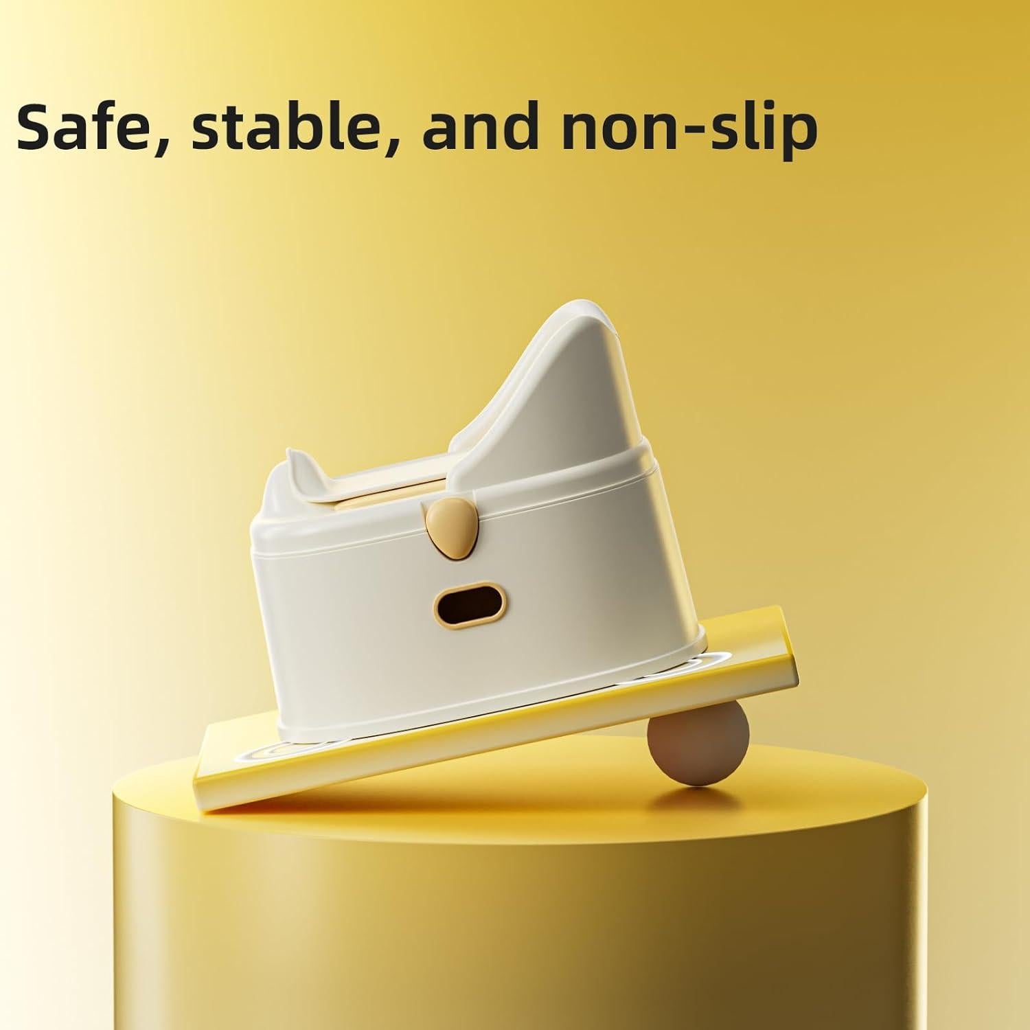 Asiento de Entrenamiento para Baño 3 en 1 RGKQSY Amarillo