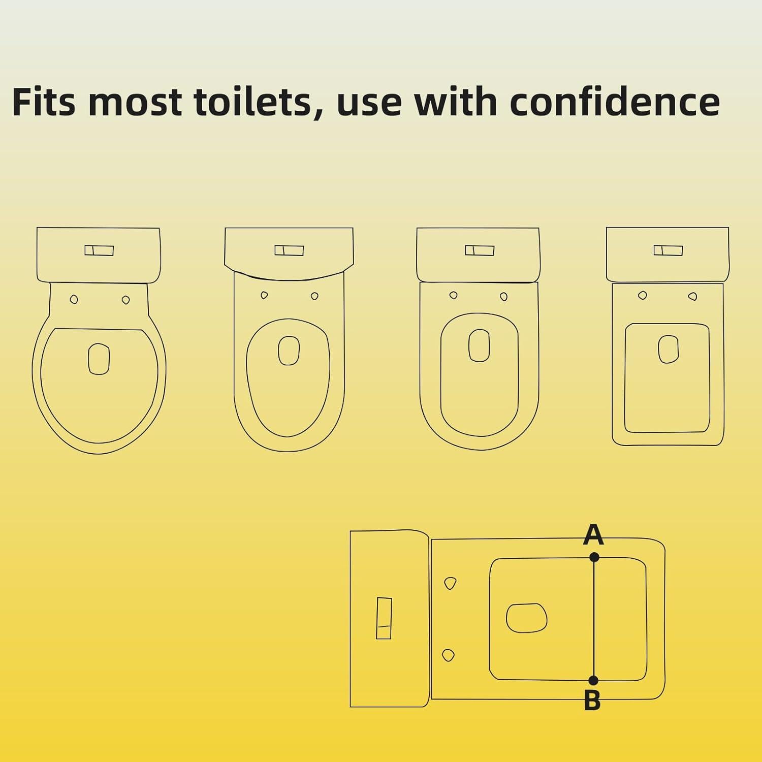 Asiento de Entrenamiento para Baño 3 en 1 RGKQSY Amarillo