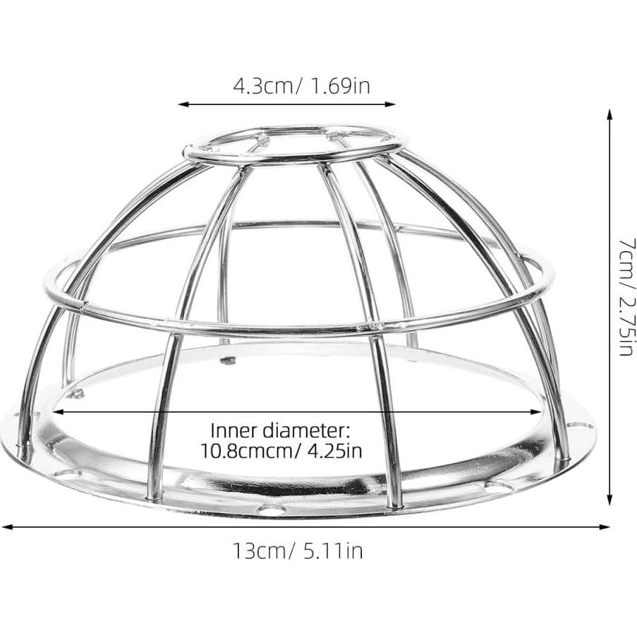Cubierta Protectora de Metal para Detector de Humo Hemobllo 4 Pcs