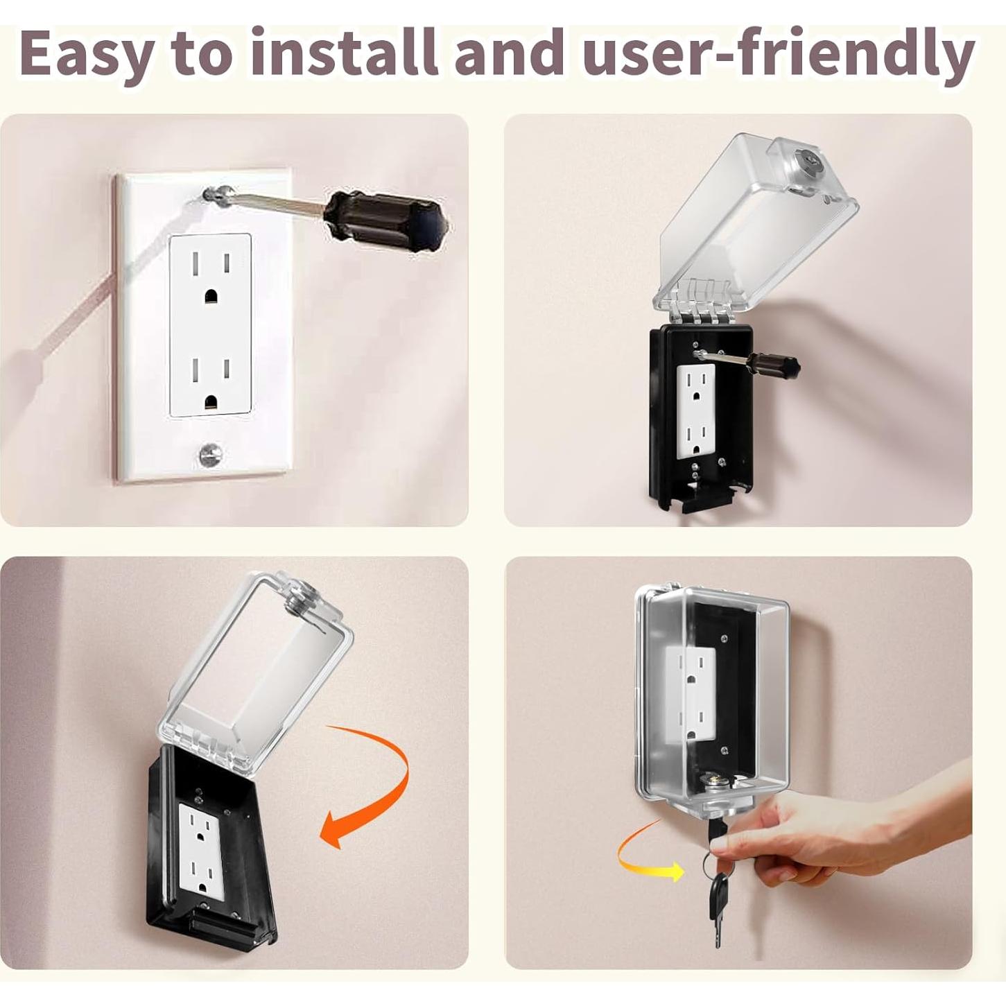 Caja de Seguridad para Enchufes PKLIYH - Protección Infantil