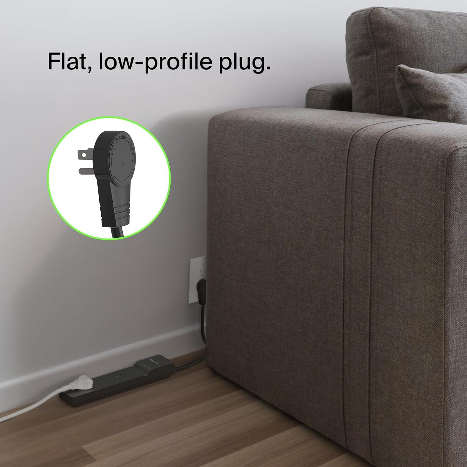 Regleta de Protección Sobretensiones Belkin 6 Salidas 600 Julios