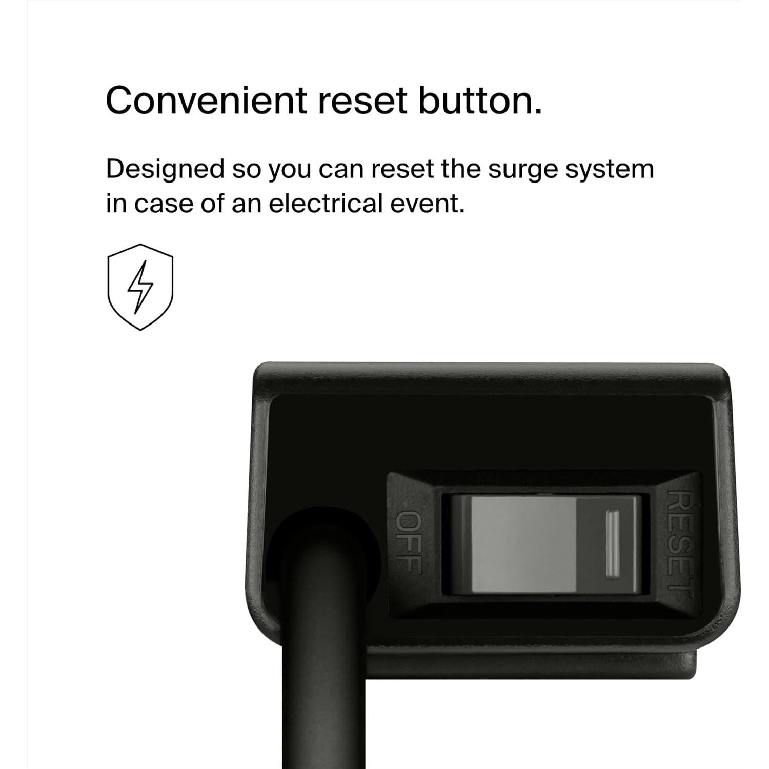 Regleta de Protección Sobretensiones Belkin 6 Salidas 600 Julios