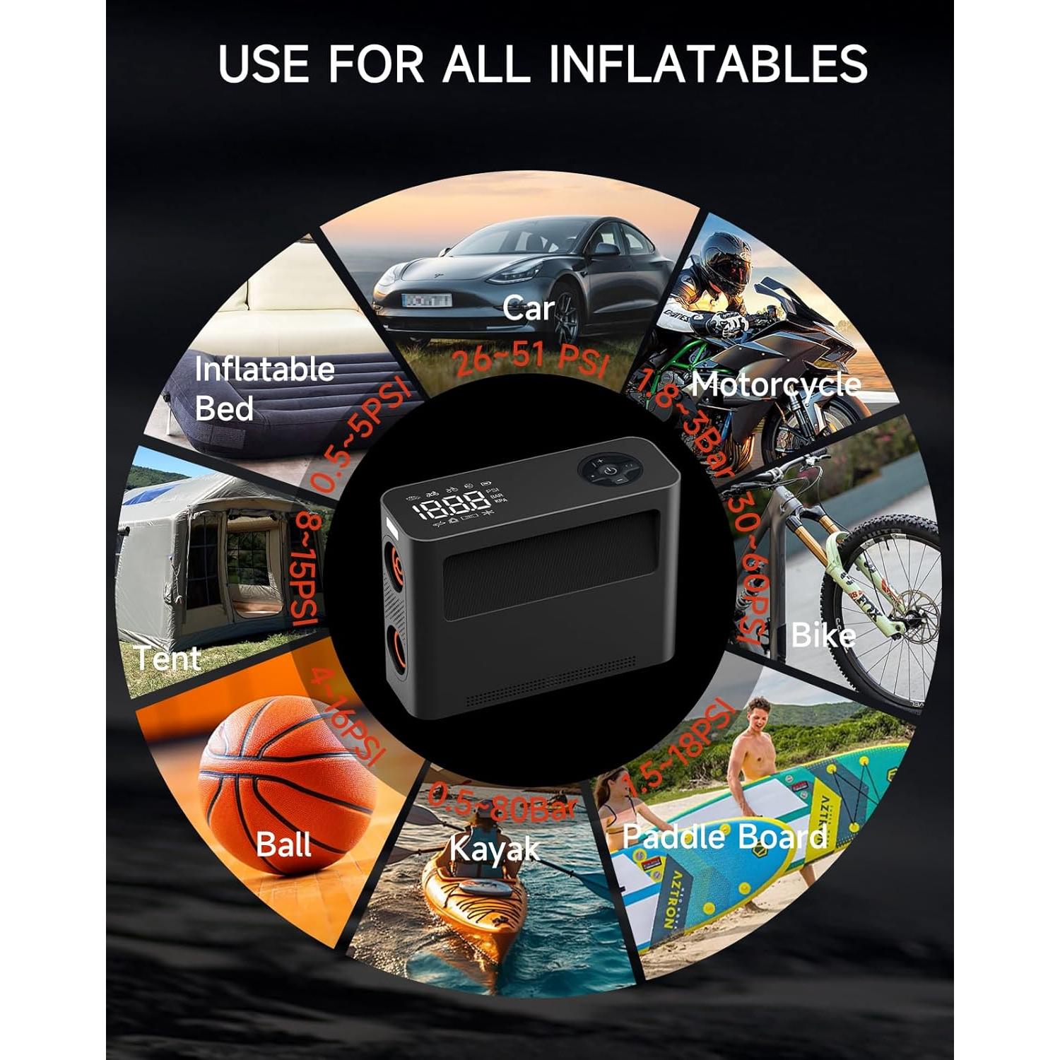 Bomba de Aire Eléctrica RABBITXOCO SUP 500L 180 PSI