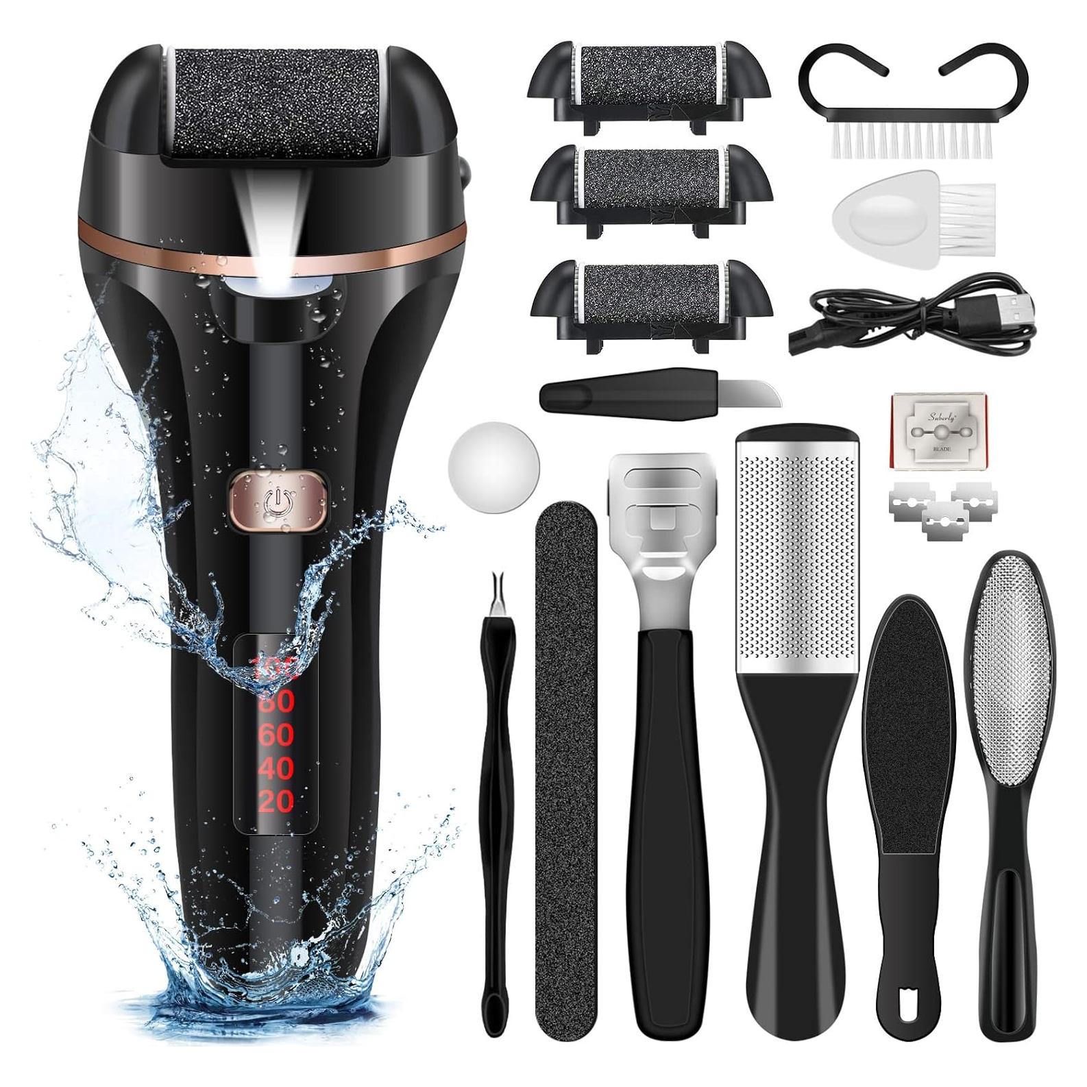 Removedor de Callos Eléctrico DanByte DD001 con 3 Rodillos