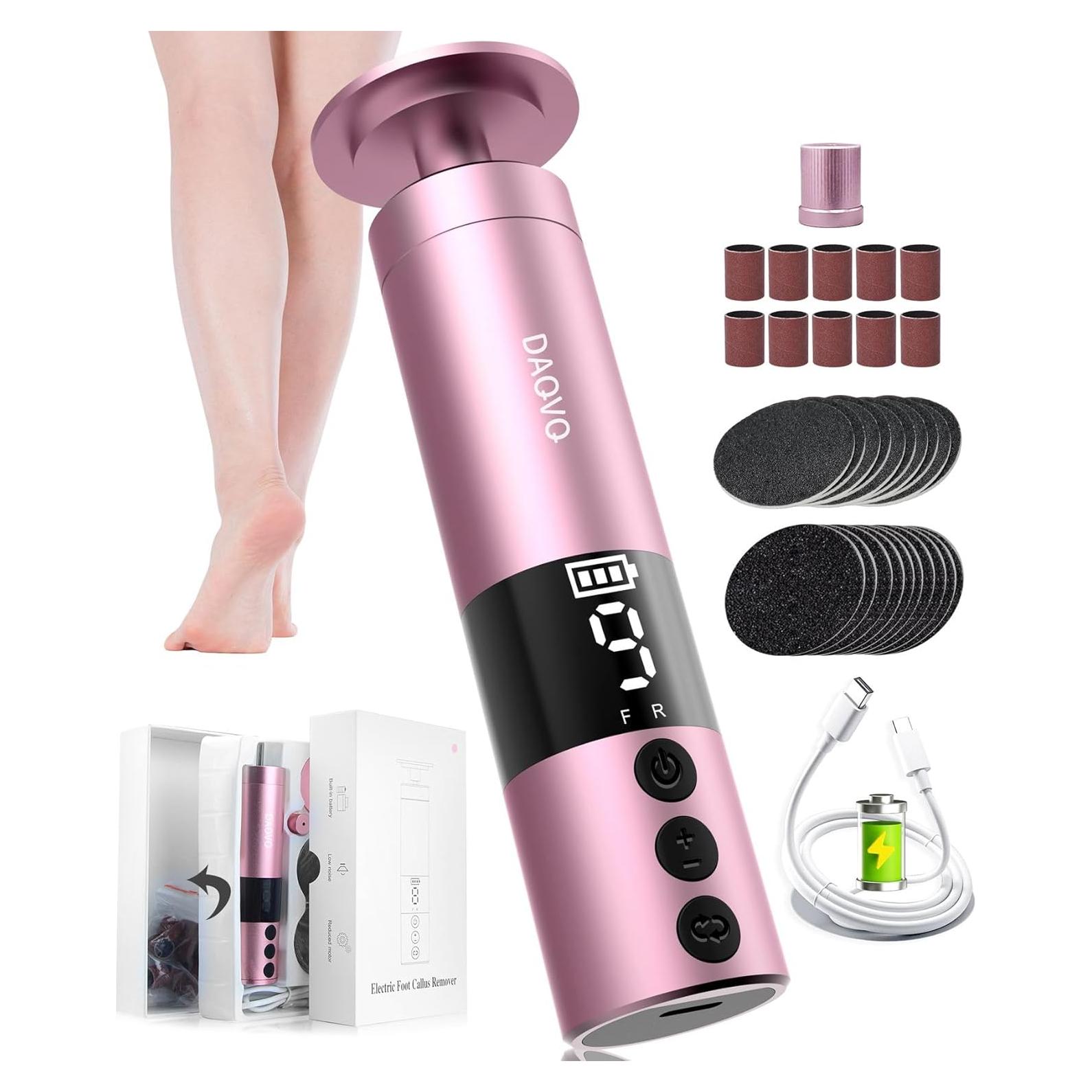 Removedor de Callos Eléctrico DAQVQ 2 en 1 Recargable USB