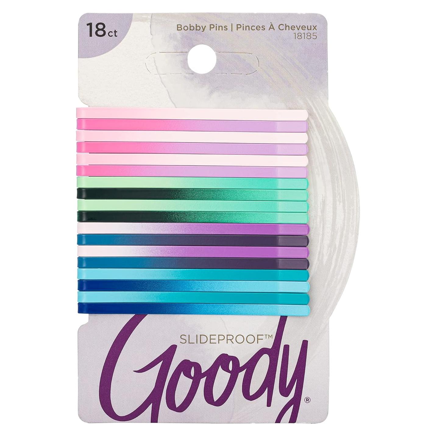 Pinzas para el Cabello Goody Ouchless - 18 Piezas Acuarela