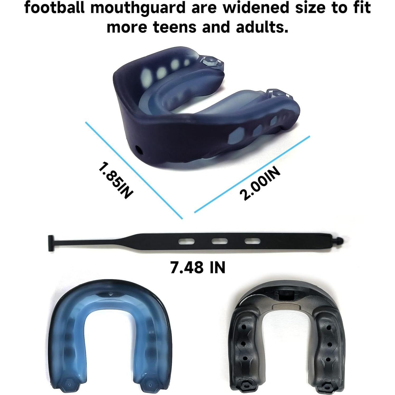 Paquete de 2 Protectores Bucales para Niños - Fútbol, Boxeo, Baloncesto