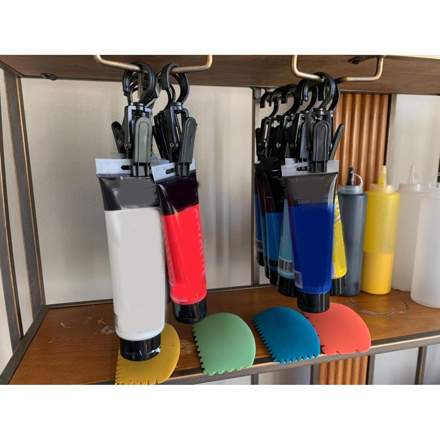 Ganchos de Lavandería VinBee 20 Pcs Plástico Negro 10.5 cm