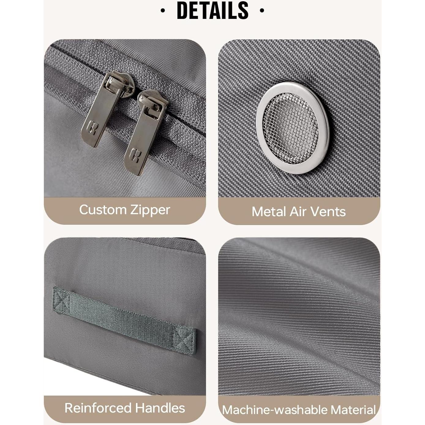 Bolsas de Almacenamiento de Edredones EACHY 2 Pzas XXL/XXXL