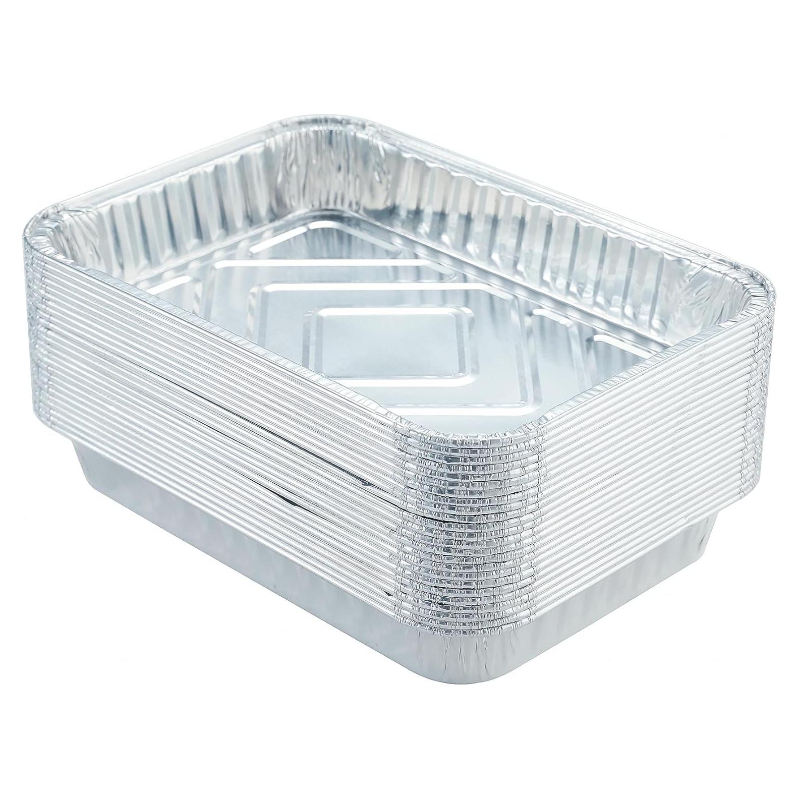 Paquete de 20 bandejas de goteo desechables WTBBC para parrillas Weber