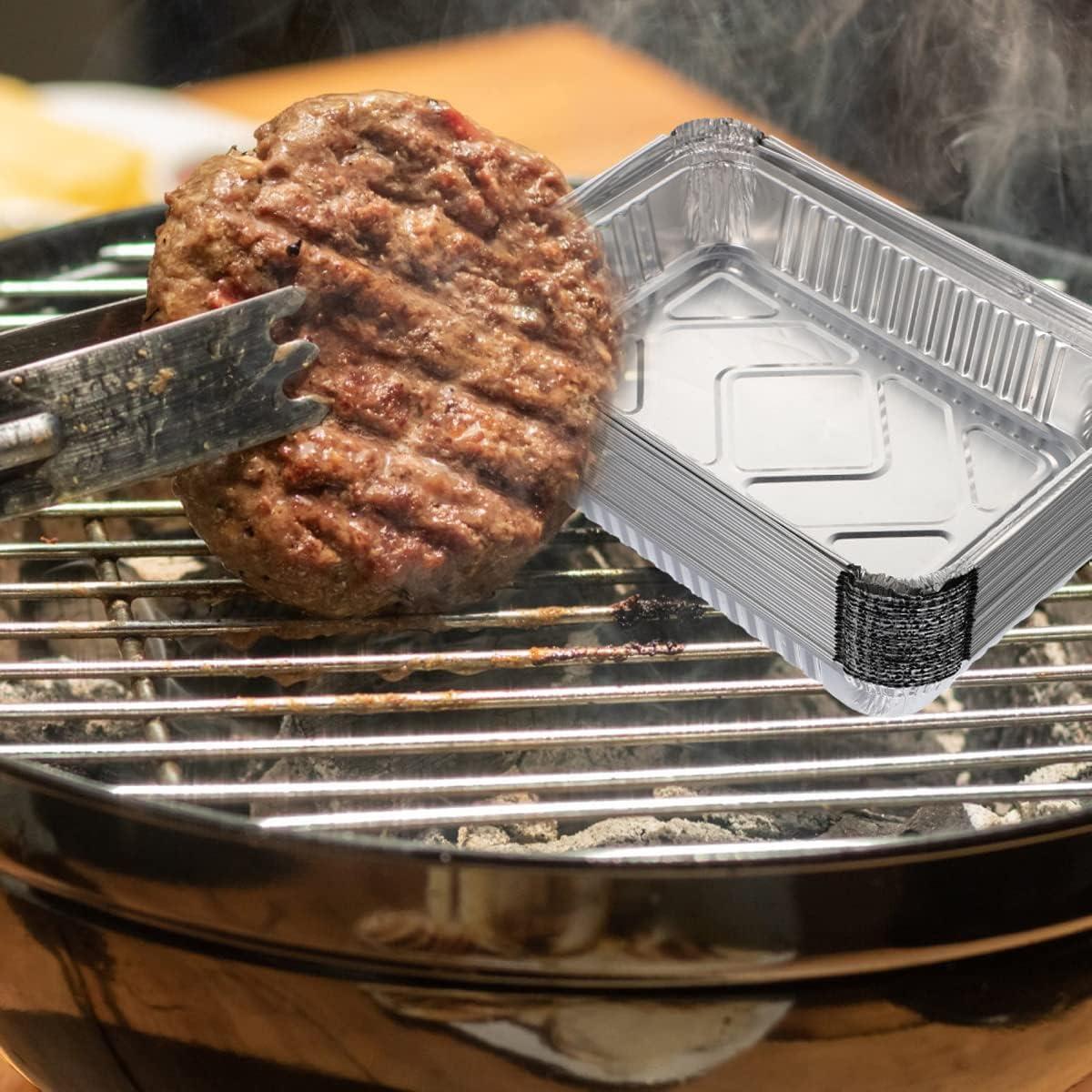 Paquete de 20 bandejas de goteo desechables WTBBC para parrillas Weber