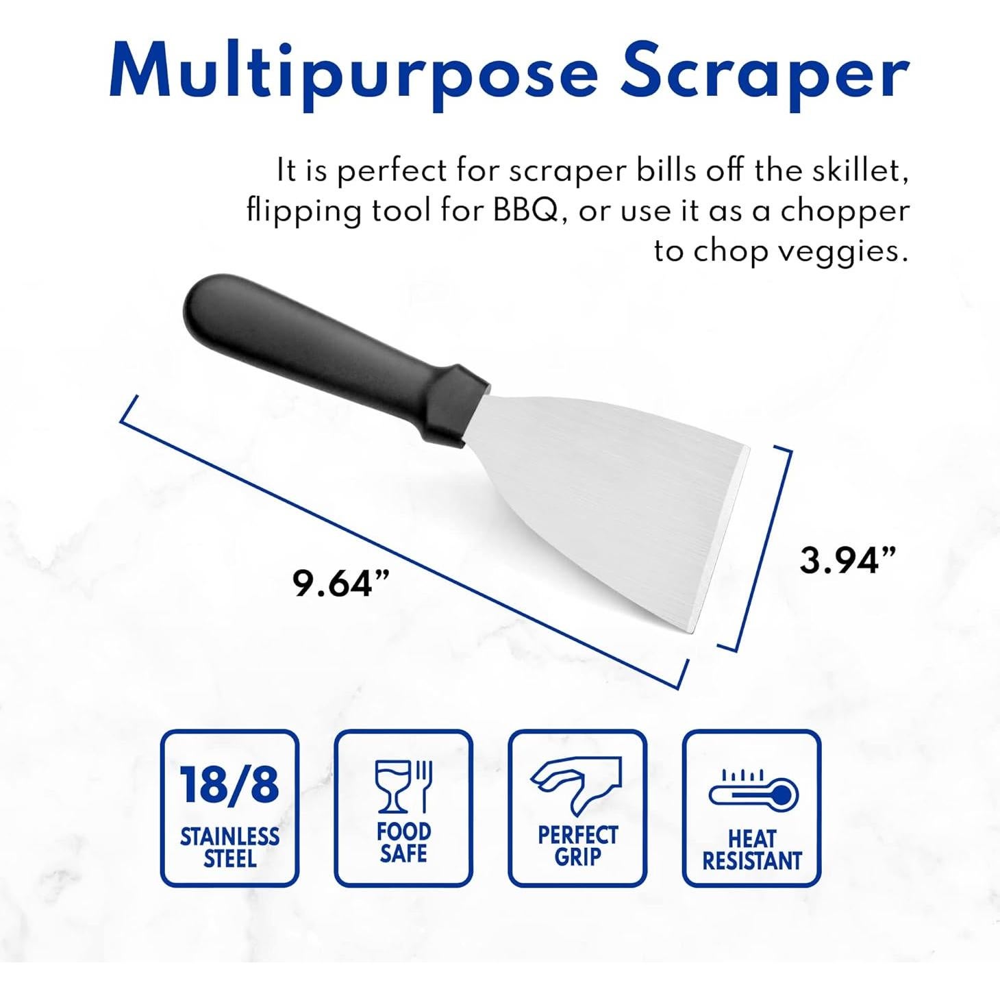 Raspador de Parrilla Nuevo Star Foodservice 38323 21.6x10.2cm