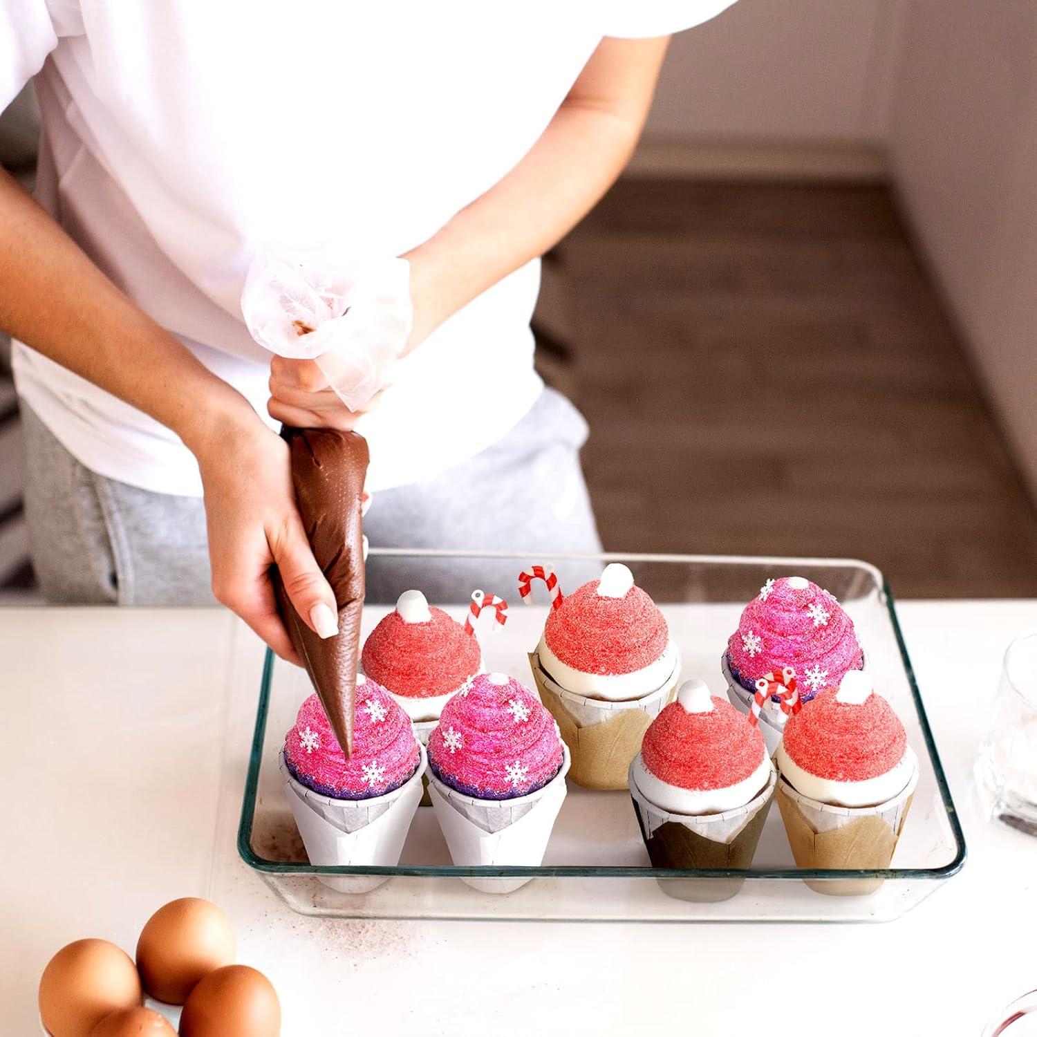 Forros para Cupcakes Funtery 600 Pcs Tulipán Desechables