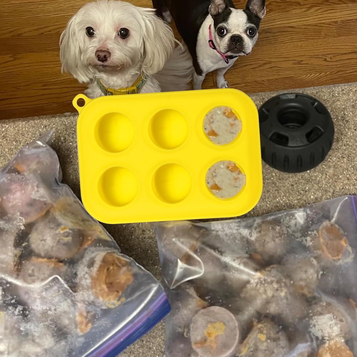 Moldes de golosinas para perros BABORUI 6 cavidades silicona