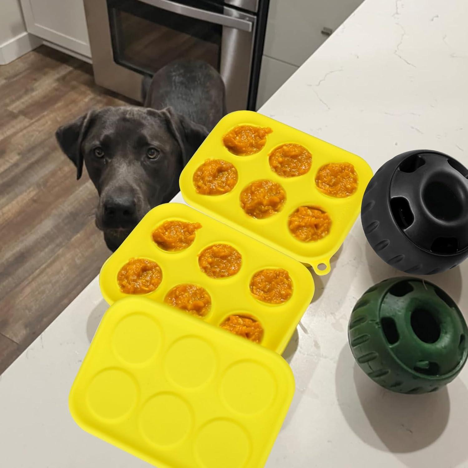 Moldes de golosinas para perros BABORUI 6 cavidades silicona