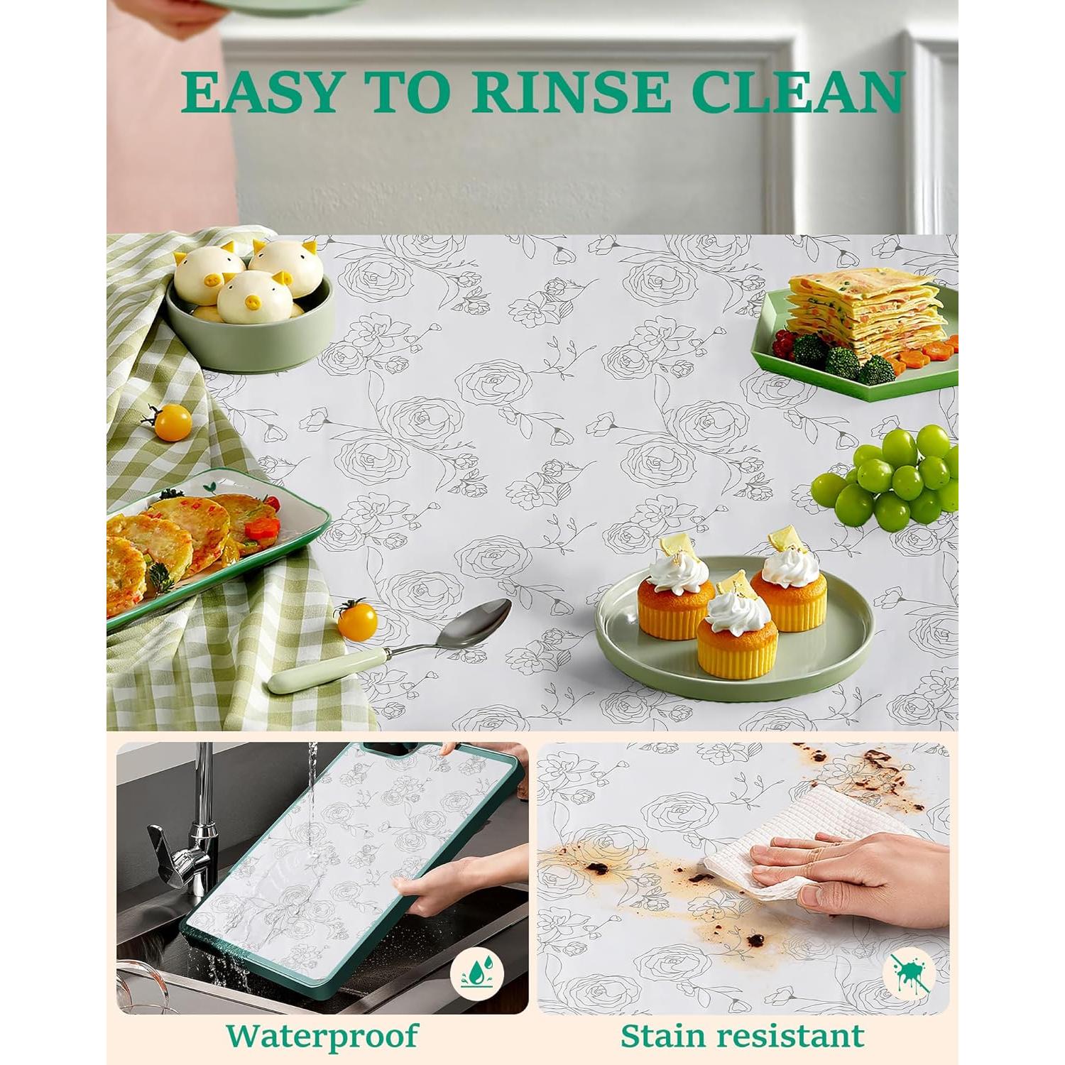 Forro de Cajón Antideslizante Insigoo Floral 30cm x 300cm