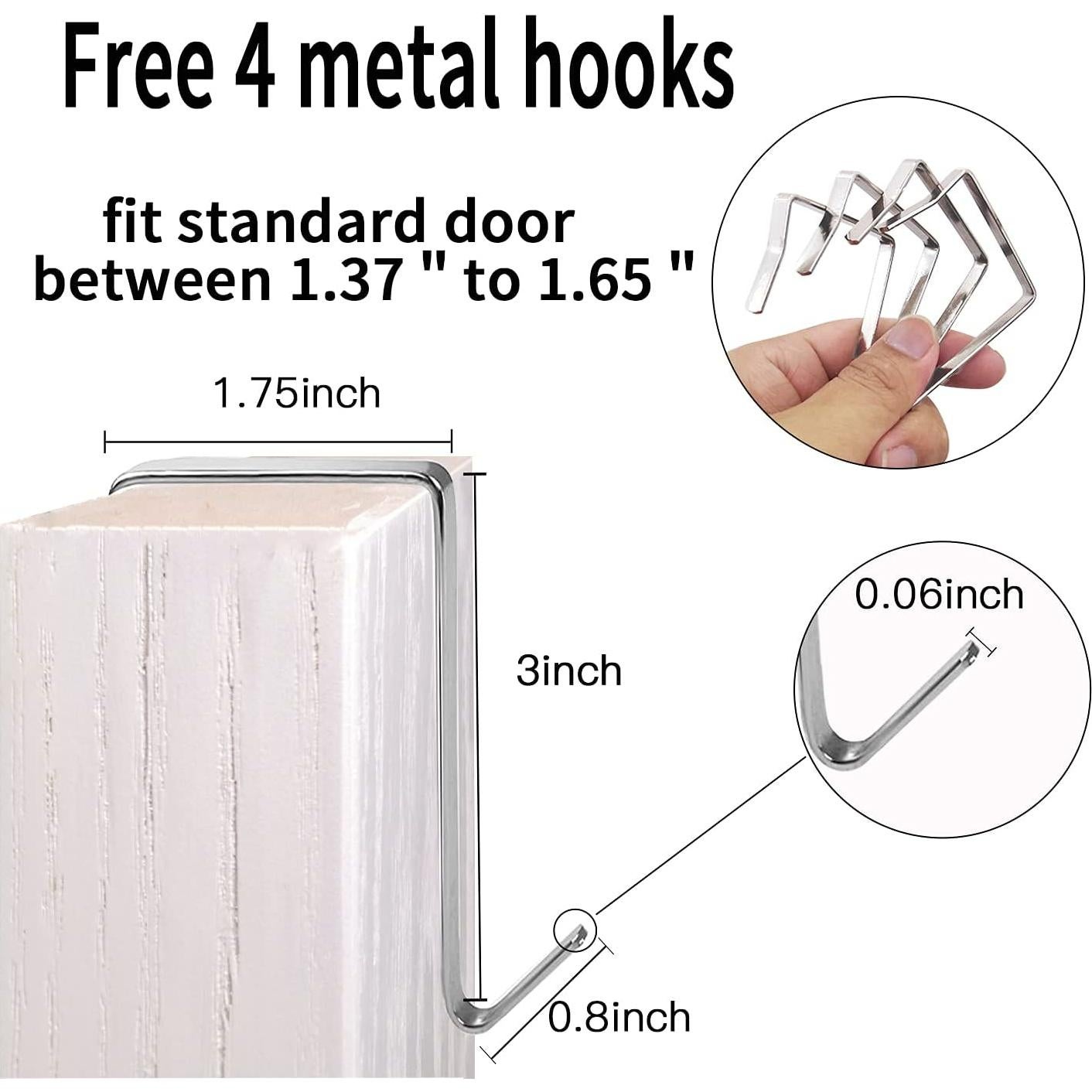 Organizador de Zapatos Colgante TidyMaster 2 Piezas 18 Bolsillos