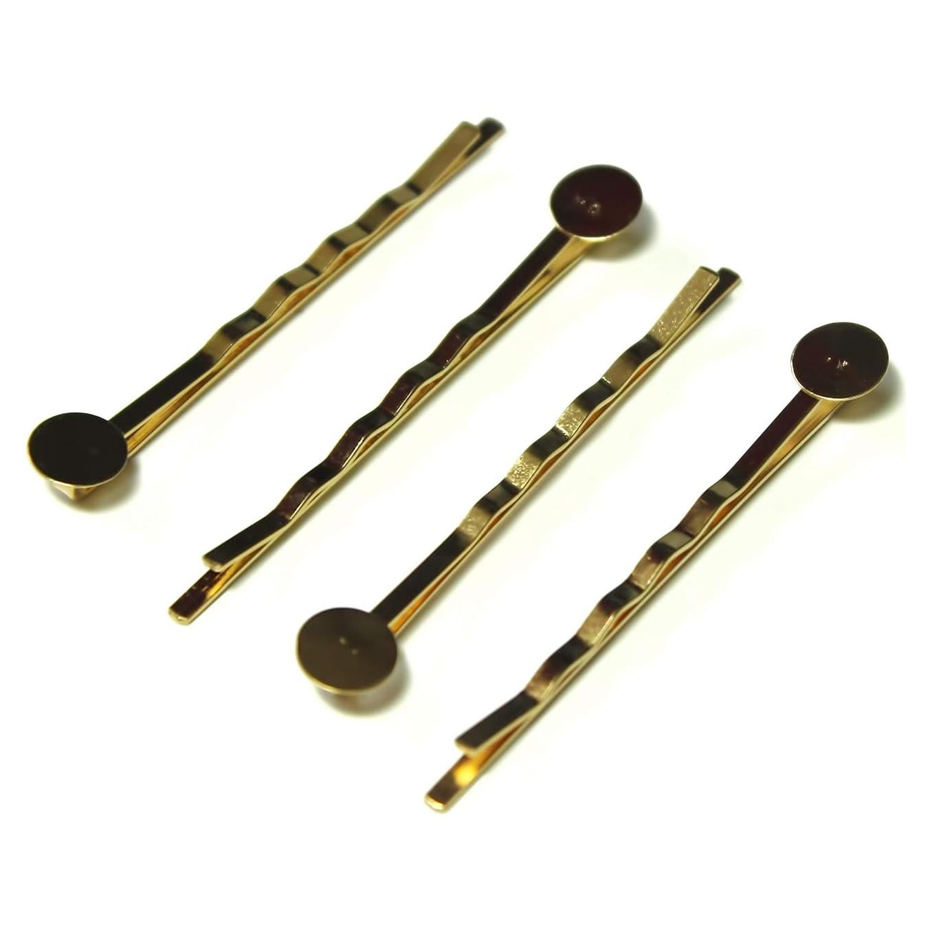 Pinzas para Cabello Oro KC 55mm - 100 Piezas DIY