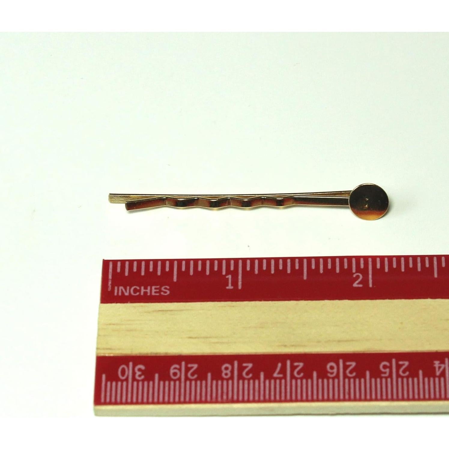 Pinzas para Cabello Oro KC 55mm - 100 Piezas DIY