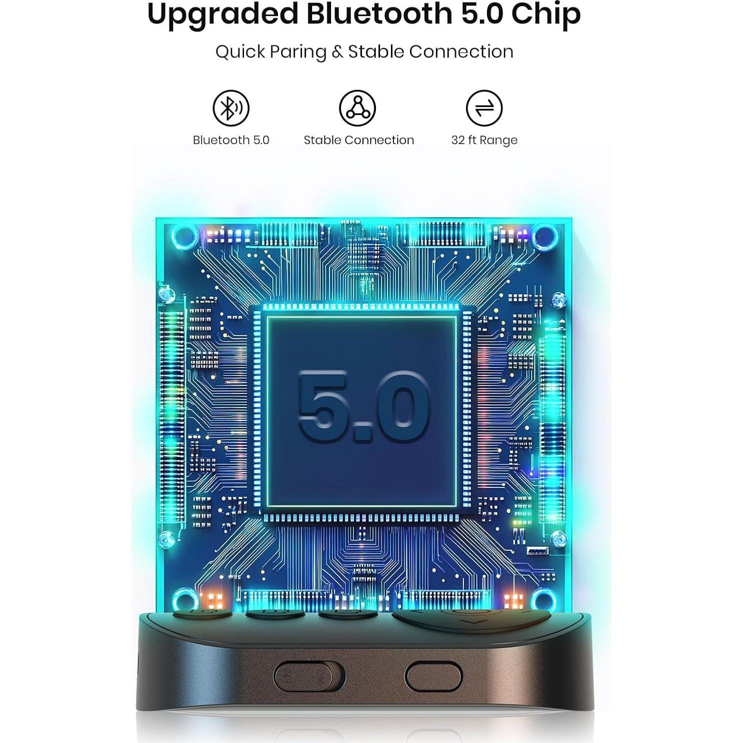 Control Remoto Bluetooth para TikTok y Kindle PakWizz - Negro