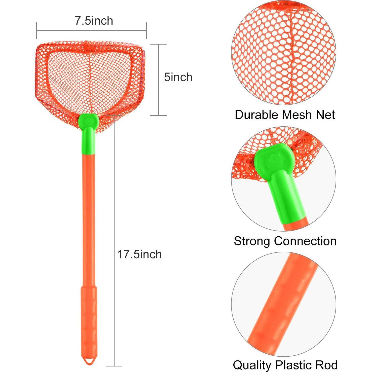 Redes de Mariposas Coopay 2 Piezas Azul Naranja para Pesca