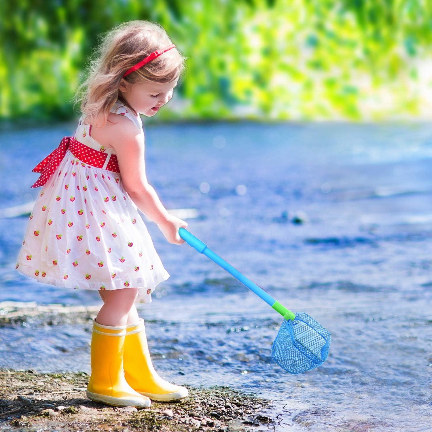 Redes de Mariposas Coopay 2 Piezas Azul Naranja para Pesca
