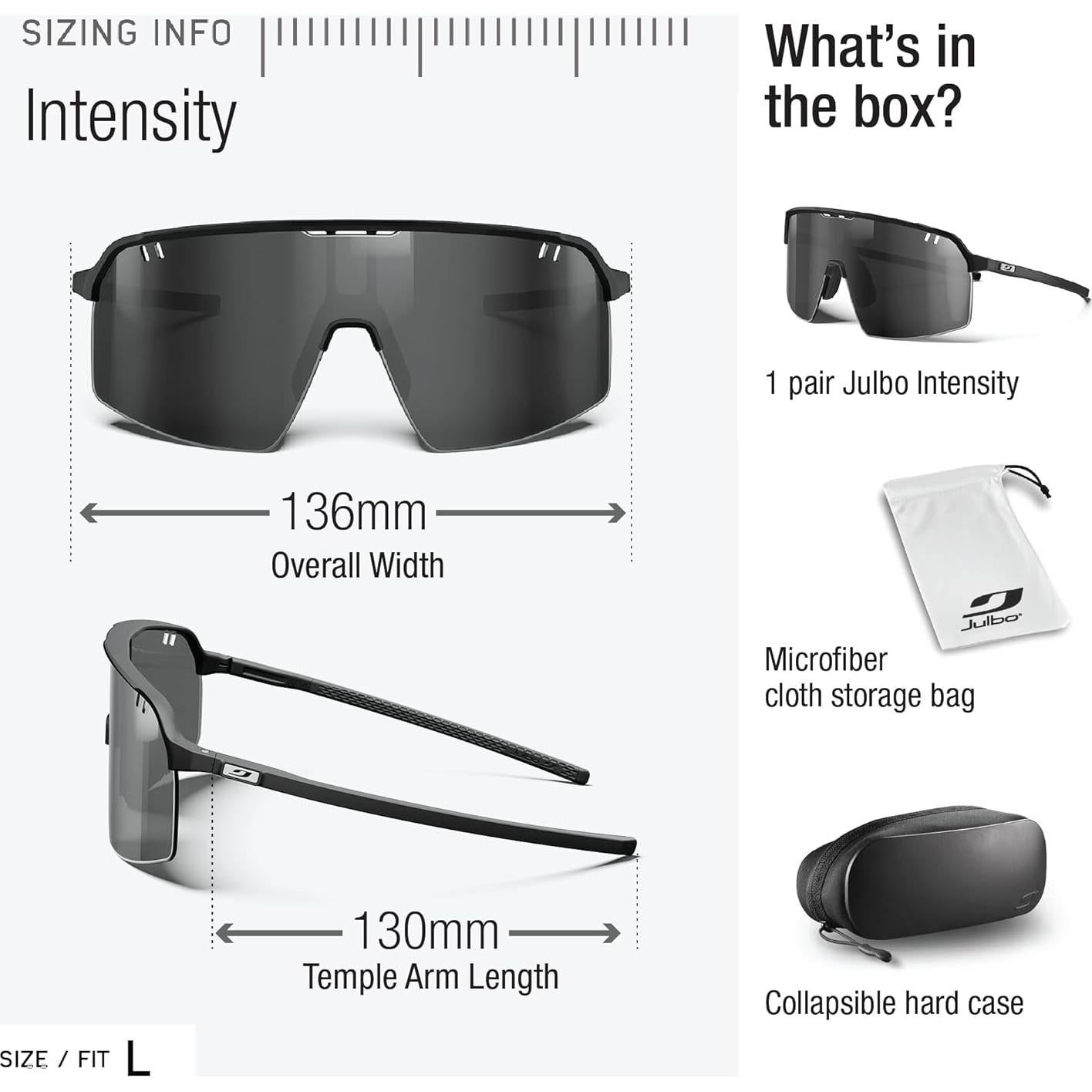 Gafas de sol Julbo Intensity Performance UV 100% para ciclismo