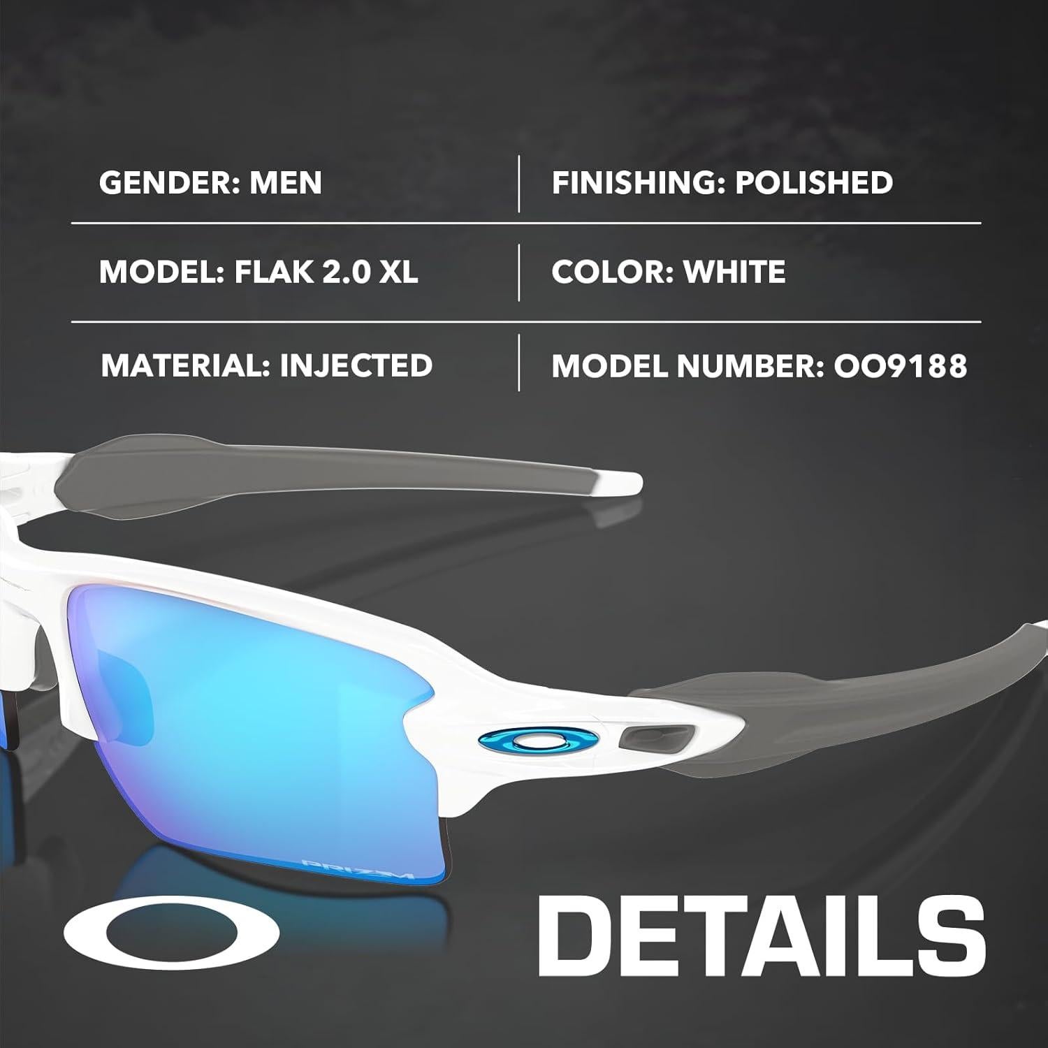 Gafas de Sol Oakley Flak 2.0 XL Rectangulares Prizm Zafiro