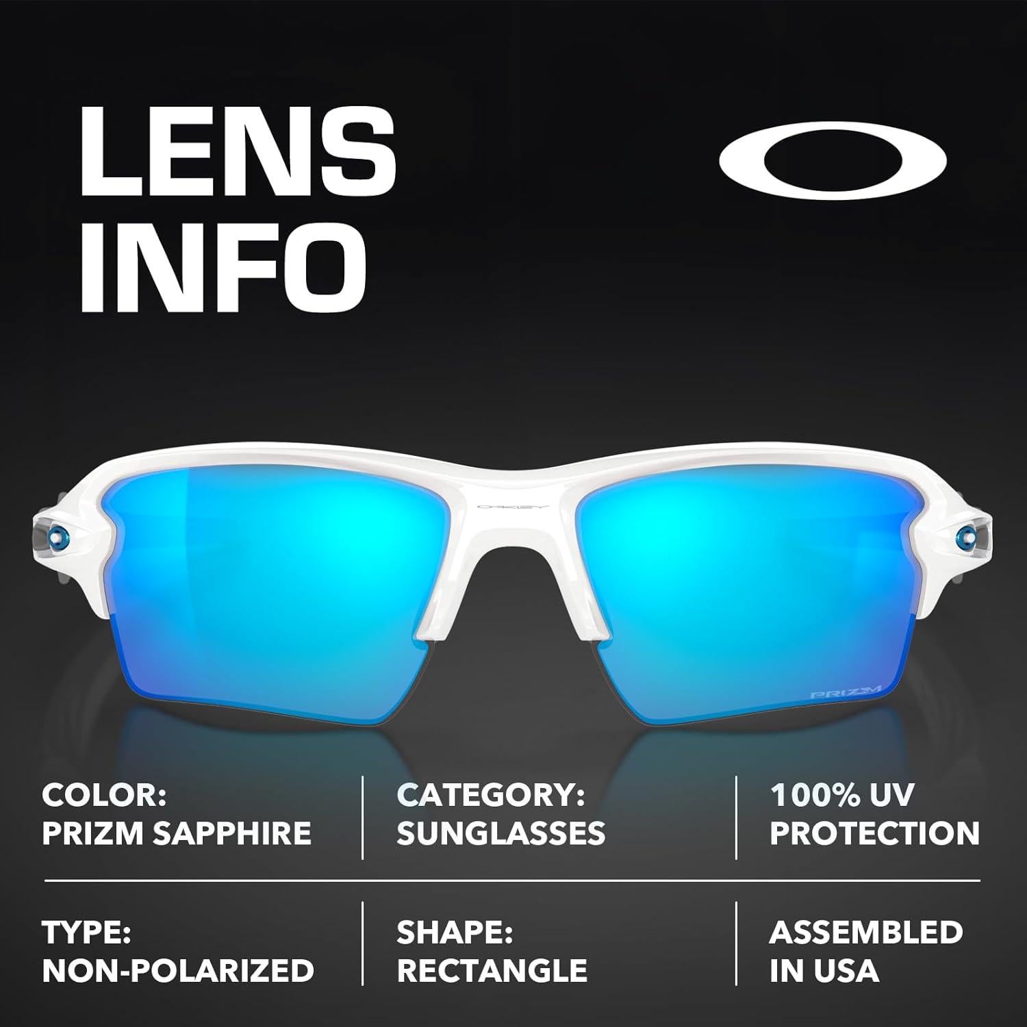 Gafas de Sol Oakley Flak 2.0 XL Rectangulares Prizm Zafiro