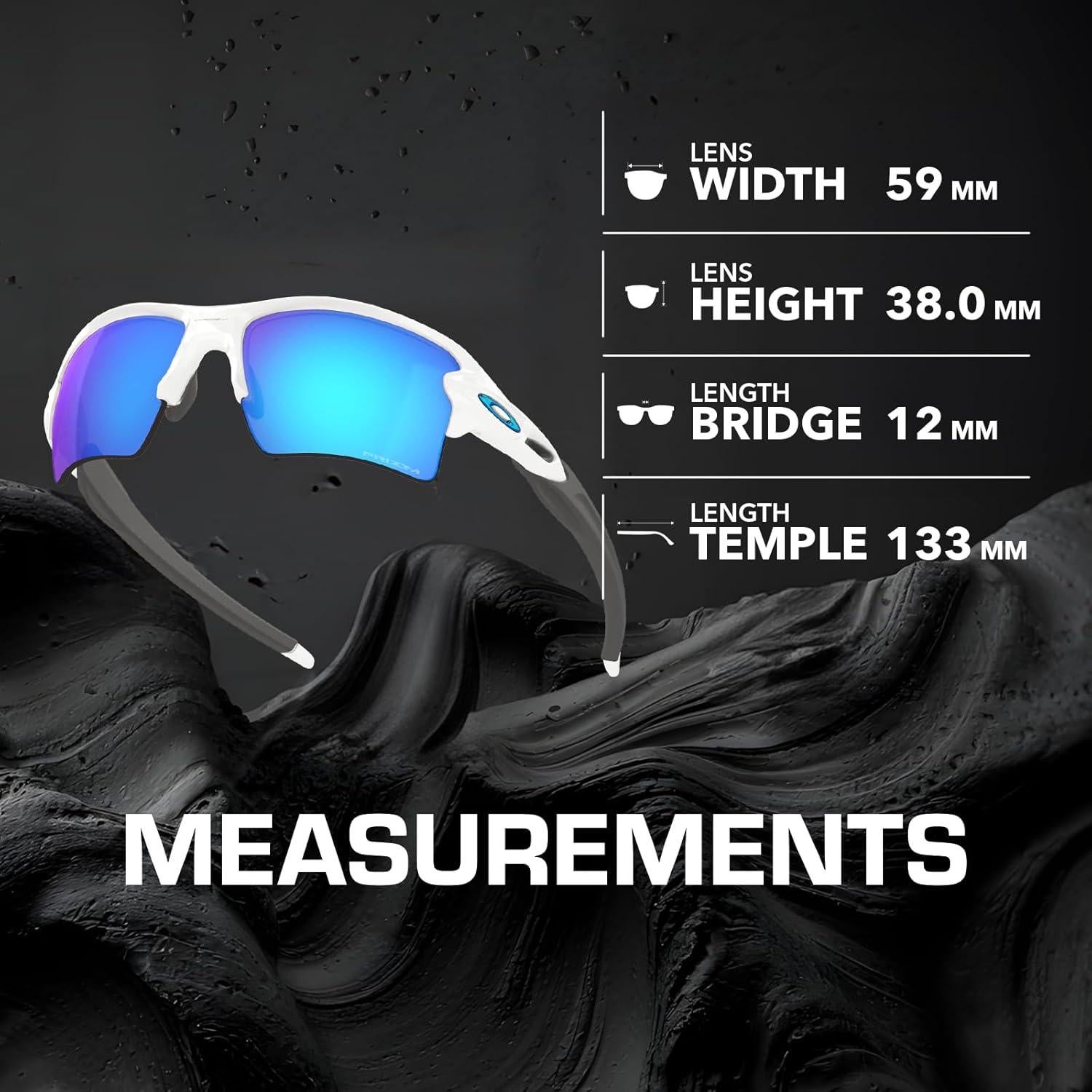 Gafas de Sol Oakley Flak 2.0 XL Rectangulares Prizm Zafiro