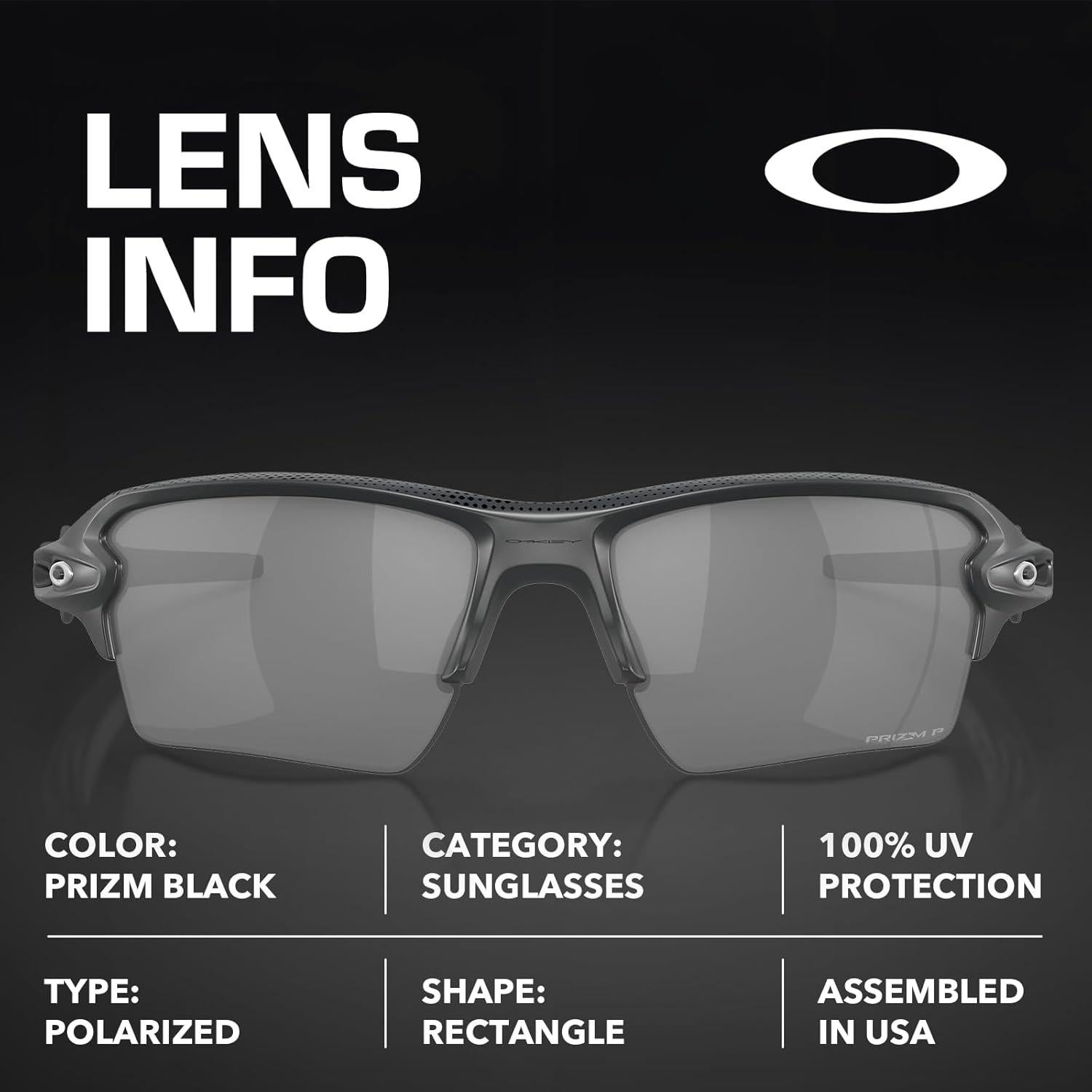 Gafas de Sol Oakley Flak 2.0 XL Carbono Prizm Negro Polarizado