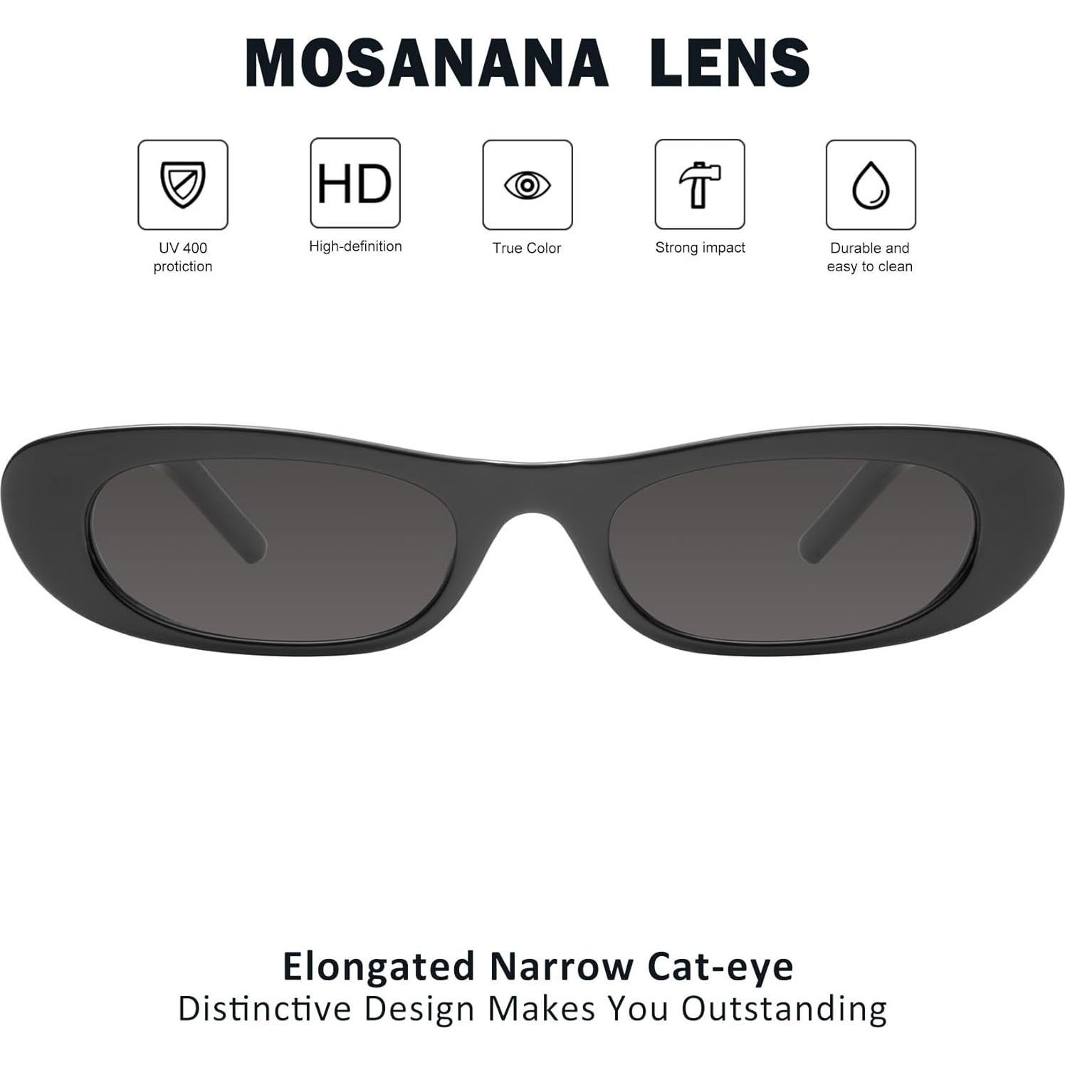 Gafas de sol Mosanana MS52357 ojo de gato UV400 para mujeres
