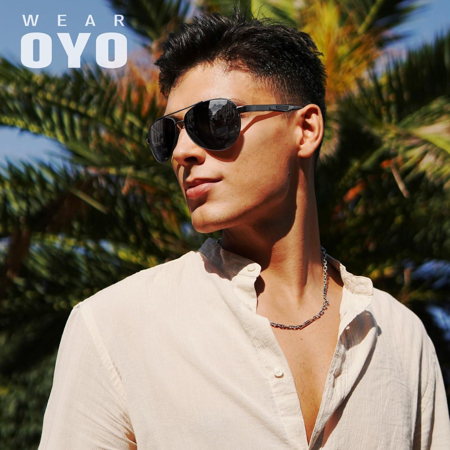 Gafas de sol polarizadas WEAROYO UV400 para hombres y mujeres