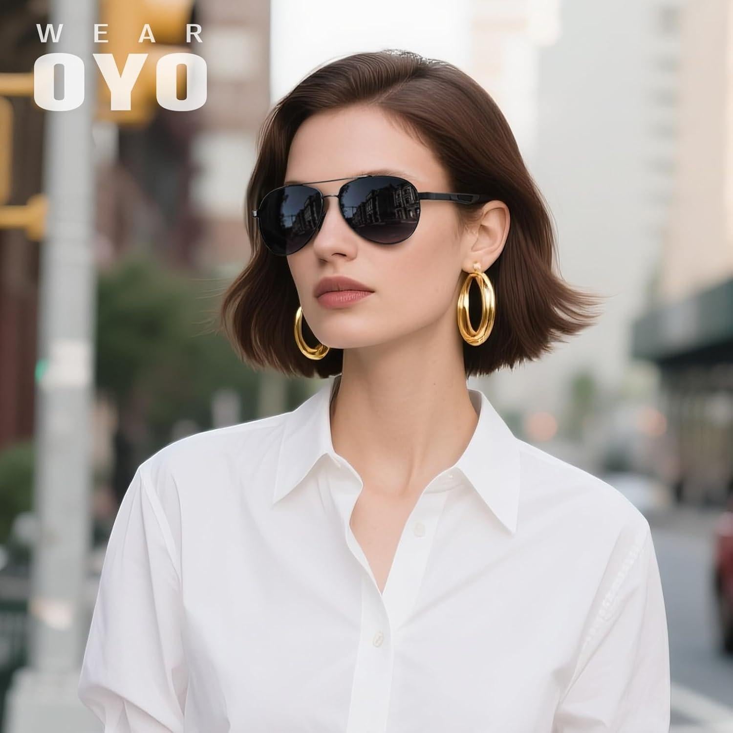 Gafas de sol polarizadas WEAROYO UV400 para hombres y mujeres