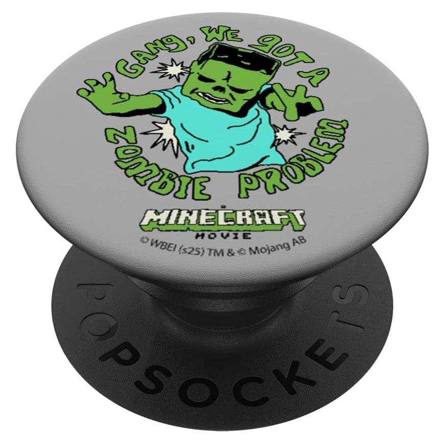 PopSockets Adhesivo PopGrip Minecraft Zombis 10.9x8.6cm