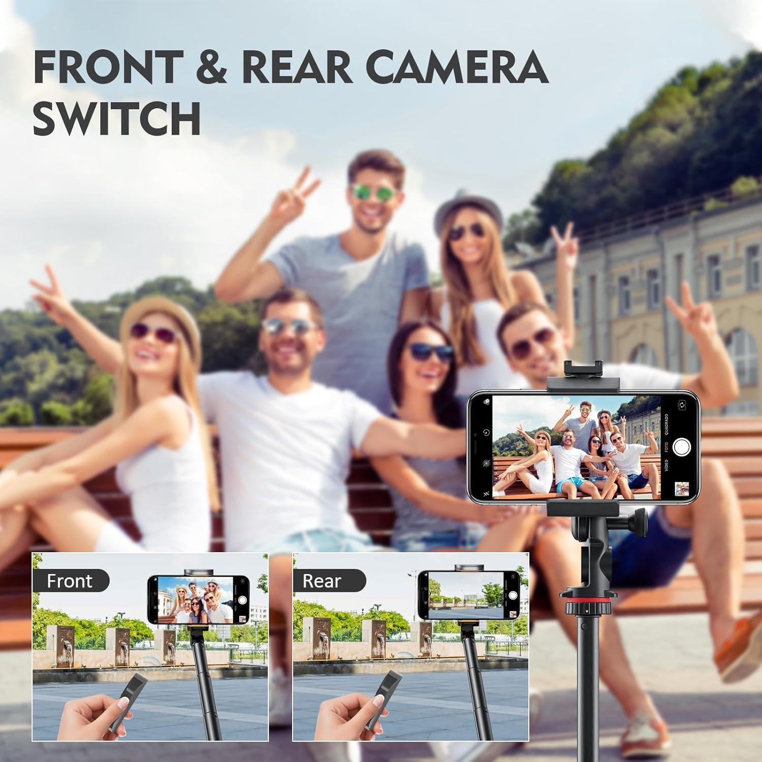 Control Remoto Inalámbrico para Cámara Zoom y Cambio de Cámara - Negro