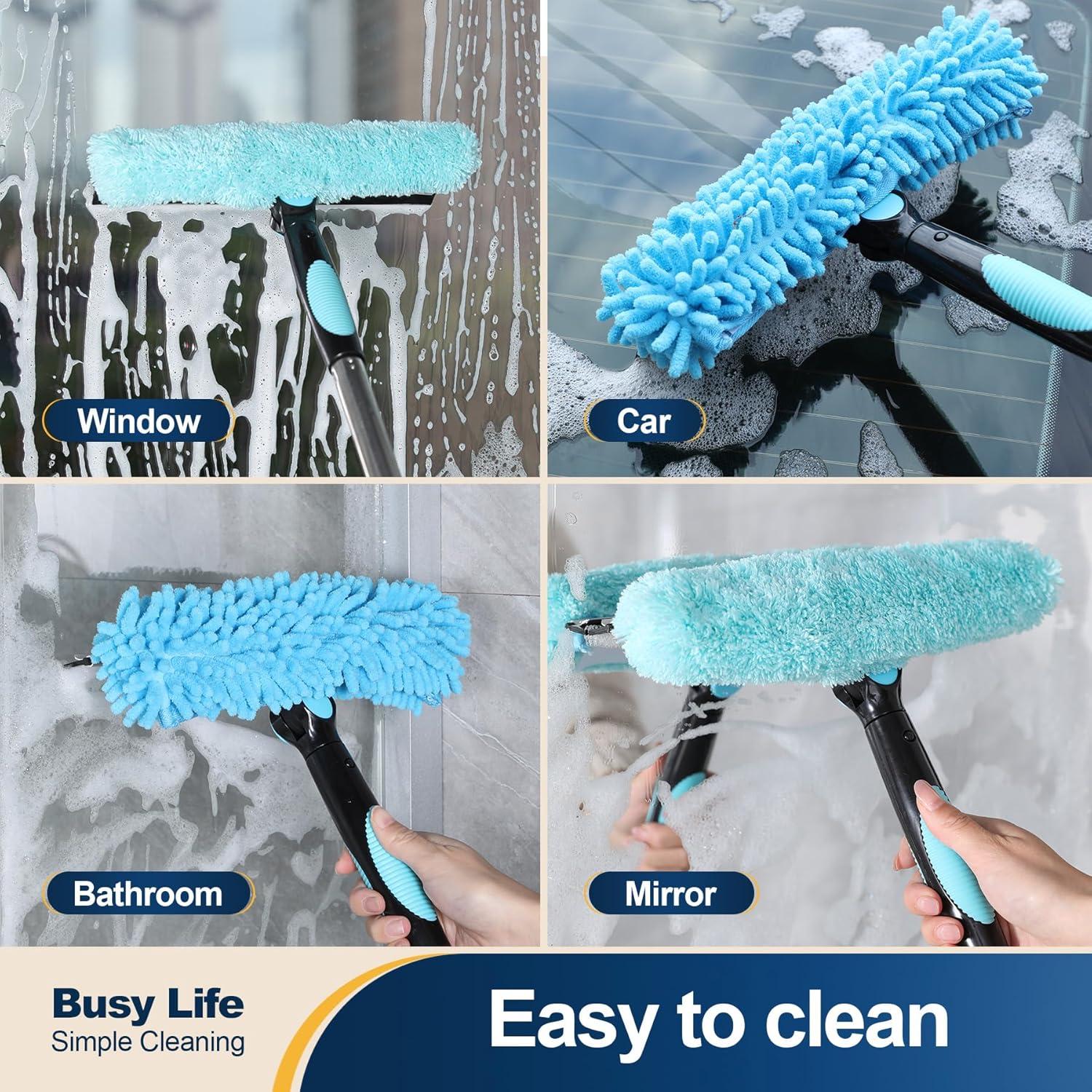 Limpiaparabrisas y Raspador 2-en-1 Yocada 165 cm Ajustable