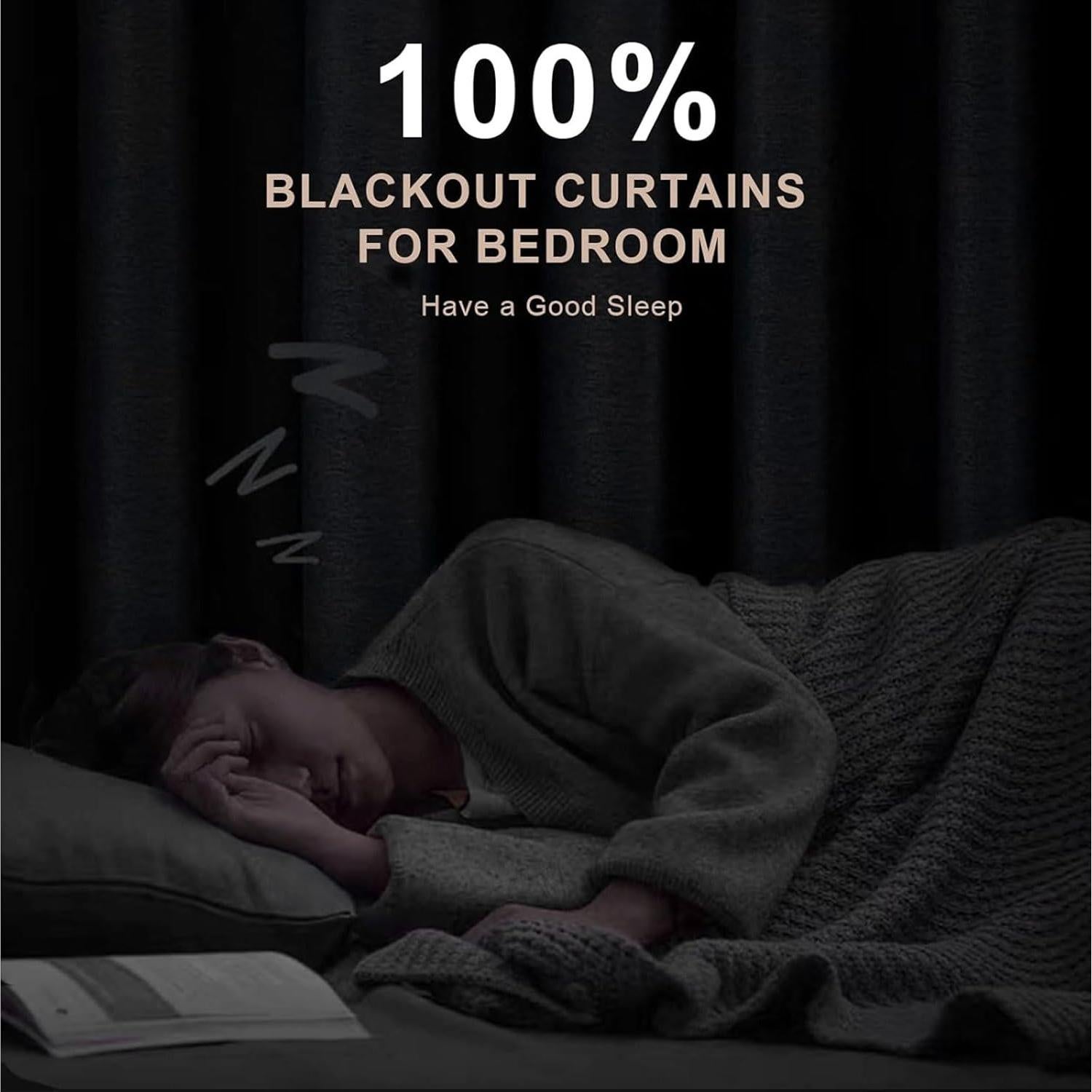 Cortinas Opacas INOVADAY 127x160 cm 2 Paneles Lino Crema