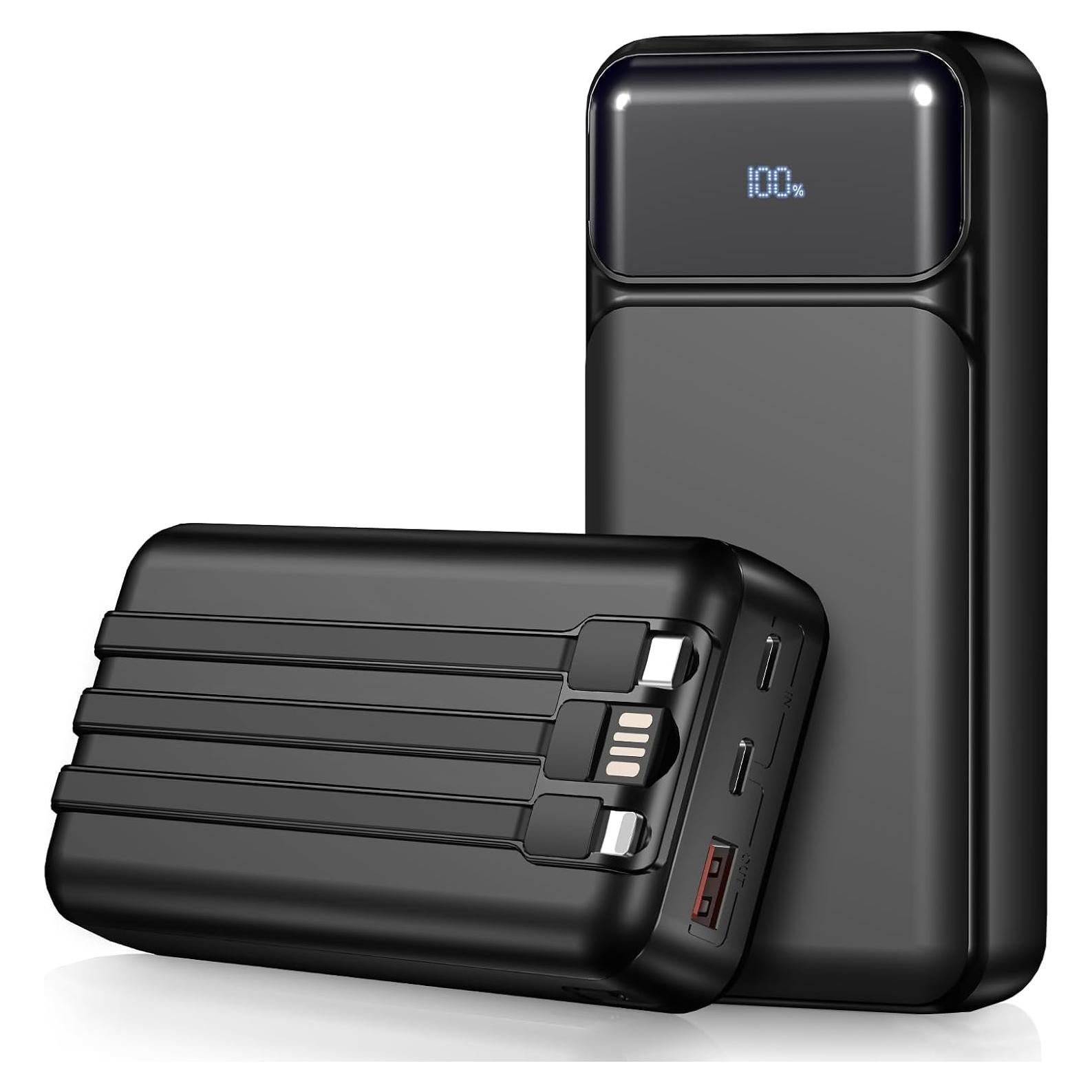 Cargador Portátil Power Bank 49800mAh 22.5W 3 Cables Integrados