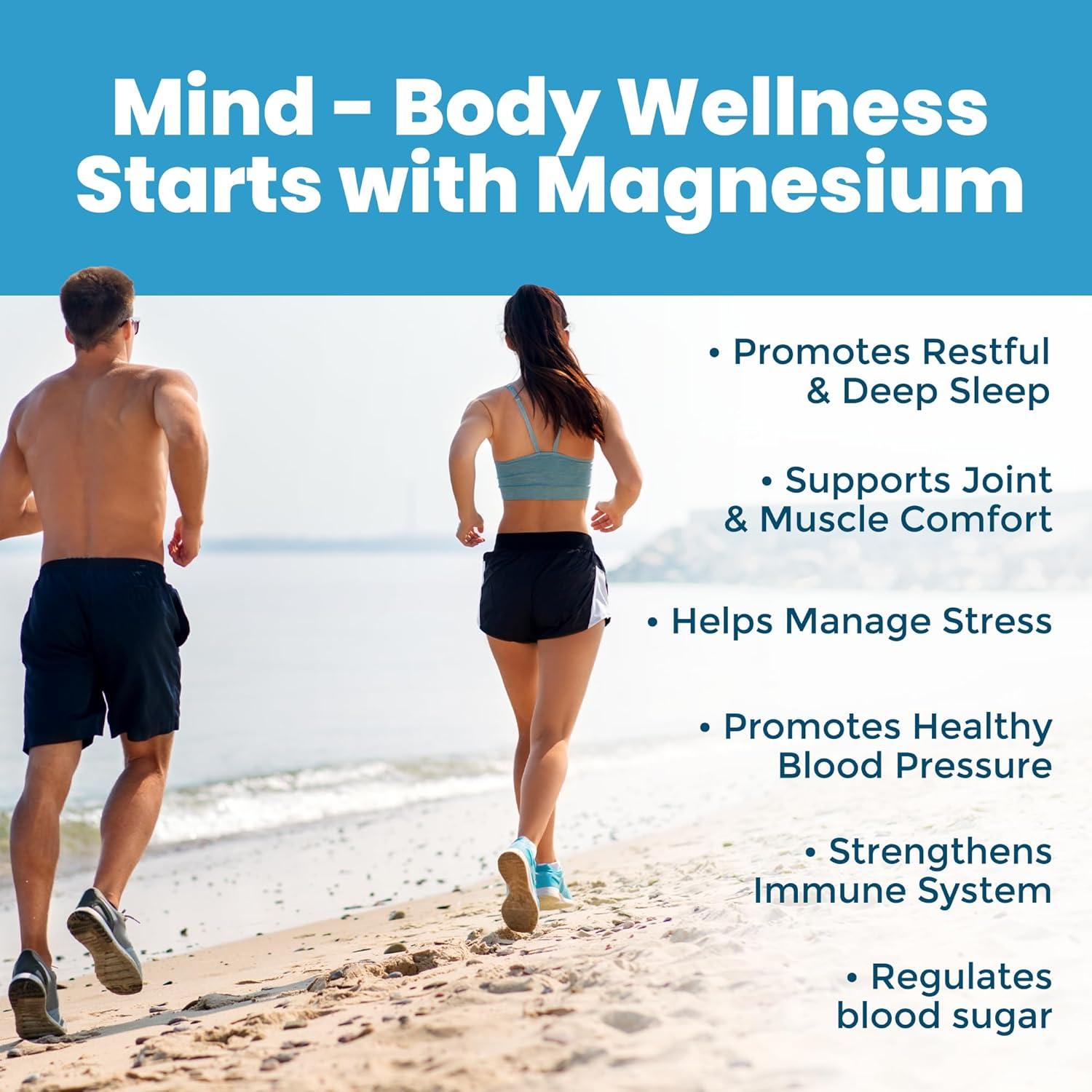 Suplemento de Magnesio GreeNatr 120 Tabletas 4 en 1