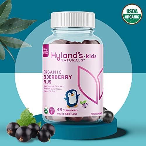 Gomitas Orgánicas Hyland's Plus para Niños 48 Unidades Zinc Vitamina C