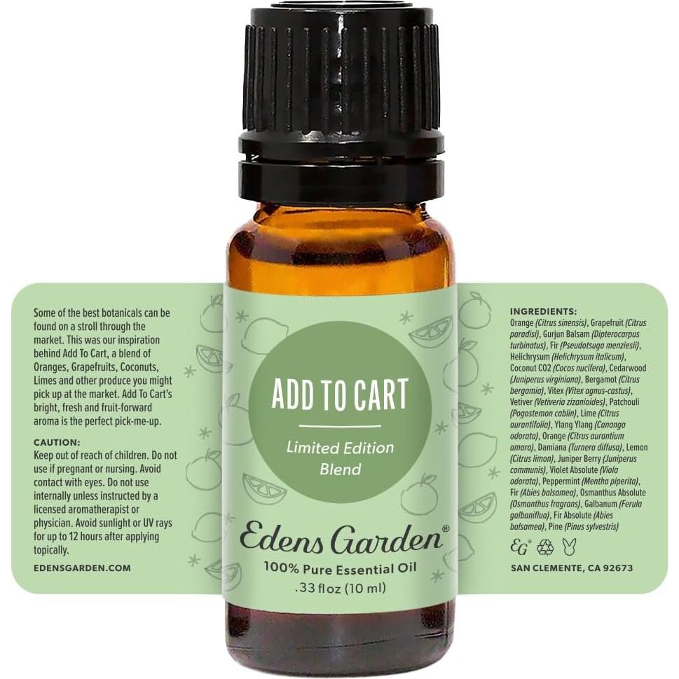 Aceite Esencial 100% Puro Edens Garden 10 ml Aromaterapia