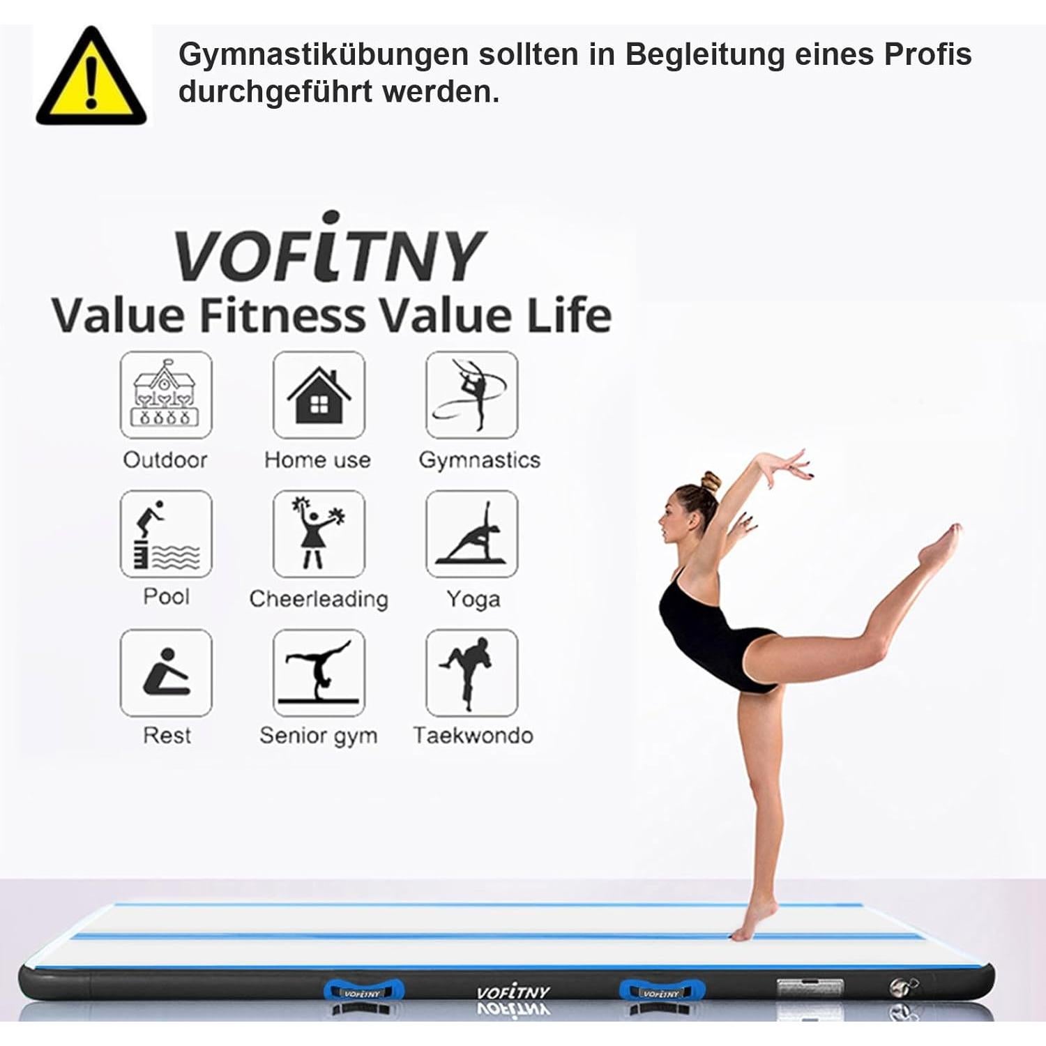 Bomba de Aire Eléctrica VOFiTNY 600W Inflar/Desinflar Rápido