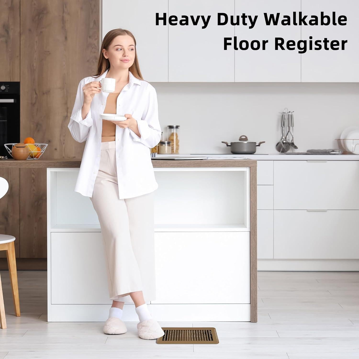 Cubiertas de Ventilación de Piso 2x10 VE NI SCC - 2 Paquete