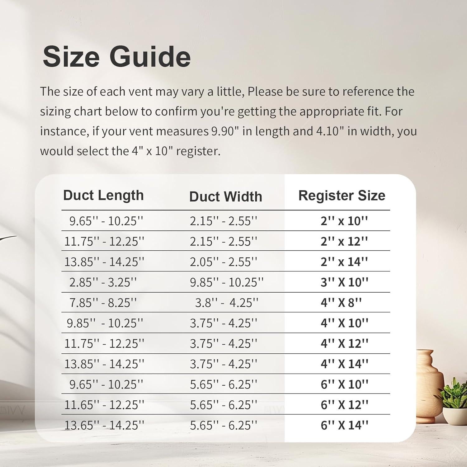 Cubiertas de Ventilación de Piso 2x10 VE NI SCC - 2 Paquete