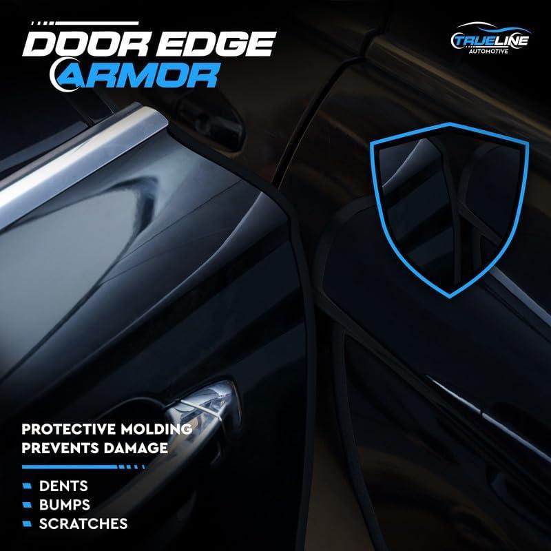 Protector de Bordes de Puerta True Line 1.83m Universal Negro